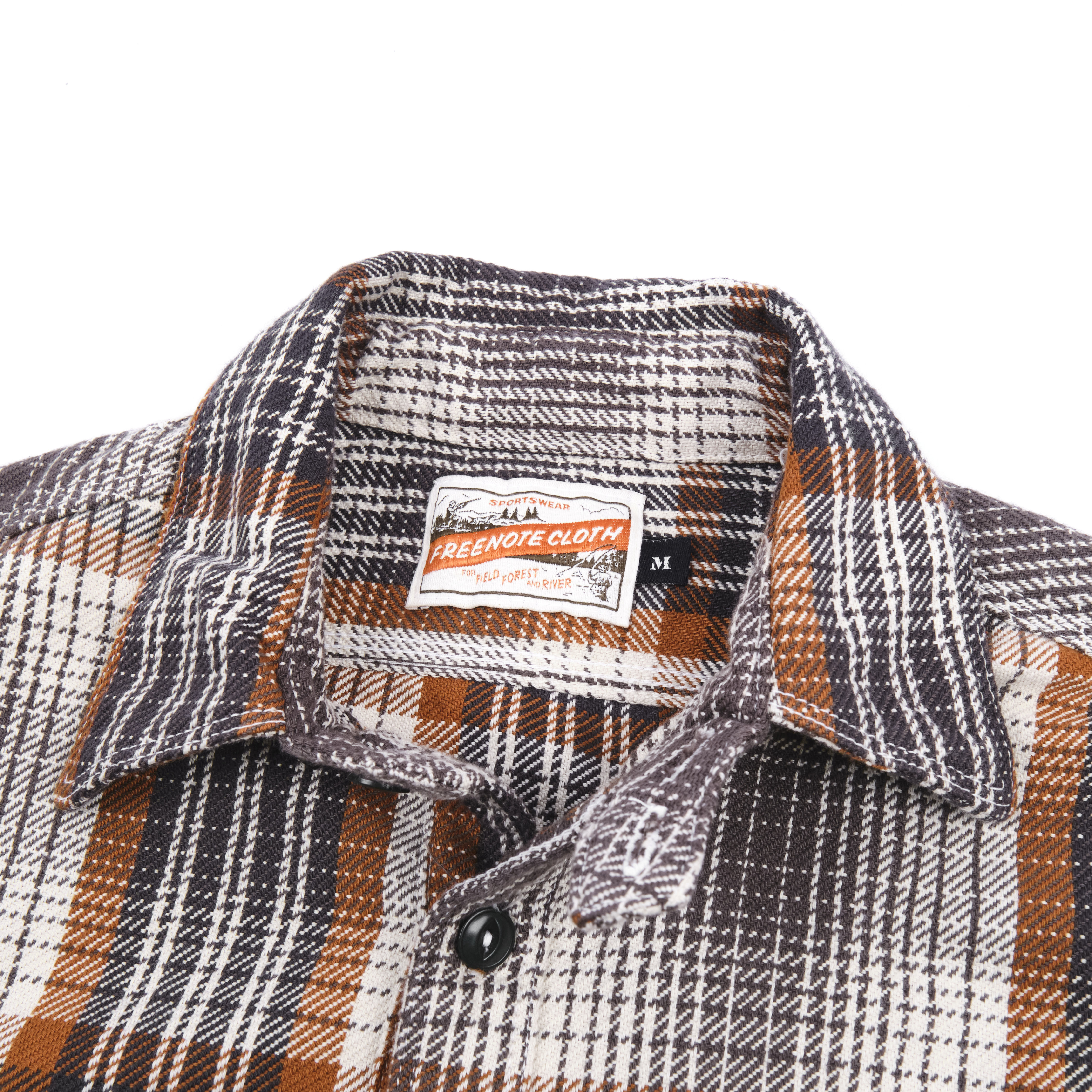 Freenote Cloth Wells Japanese Woven Plaid Shirt - Golden Pheasant