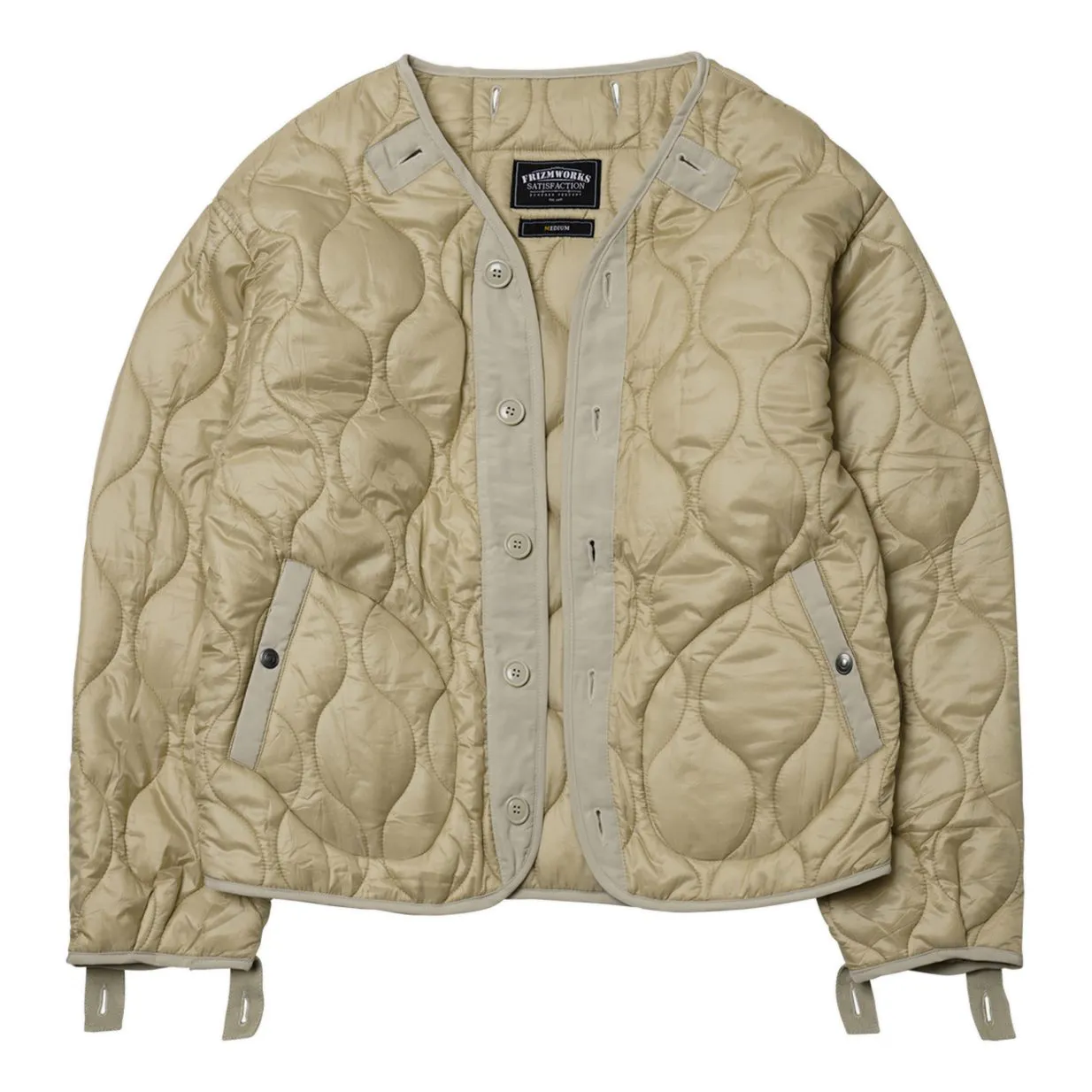 FrizmWORKS Oscar Fishtail Jacket - Ivory | Winter Jackets | Huckberry