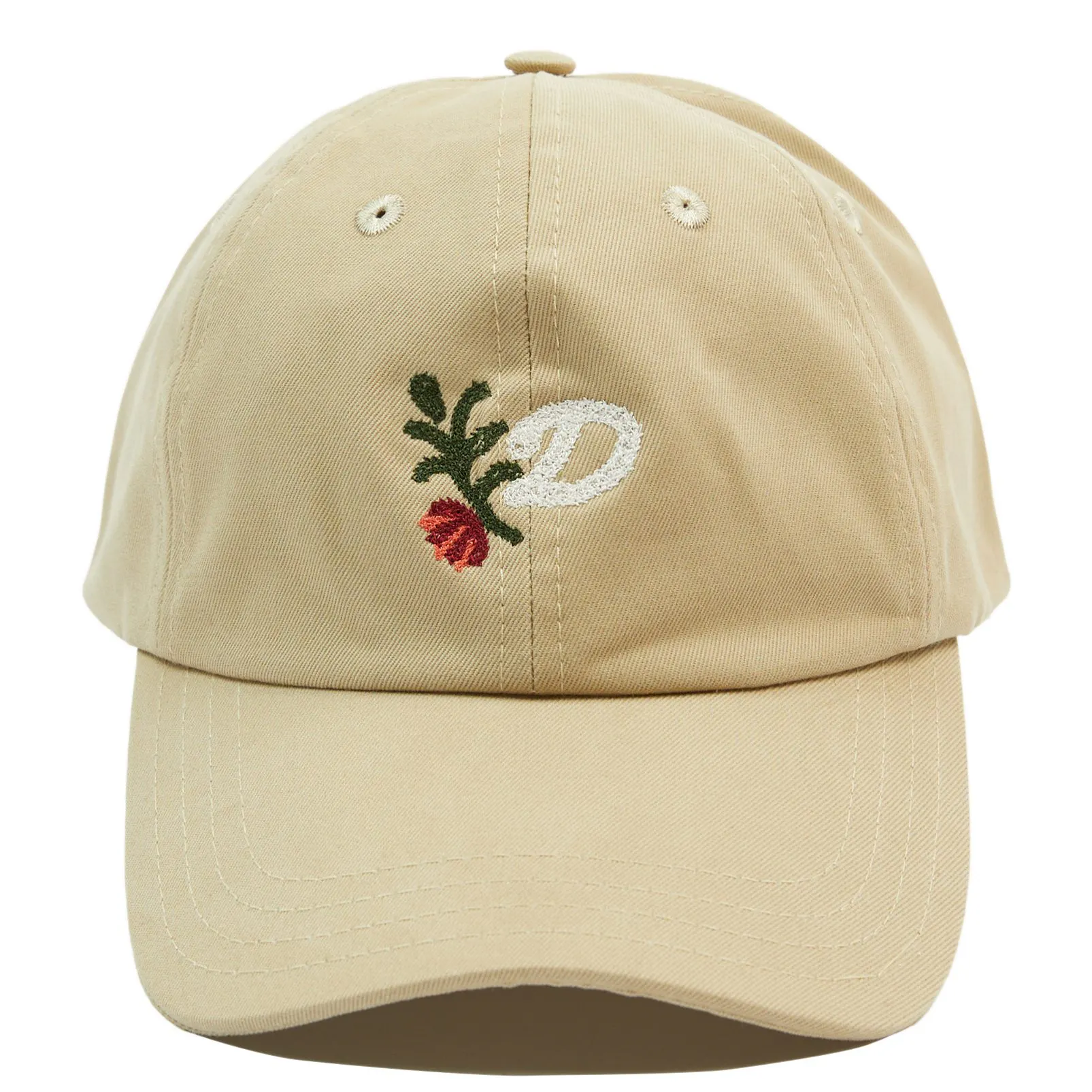 Drake's D Flower Baseball Cap - Sand | Baseball & Trucker Hats