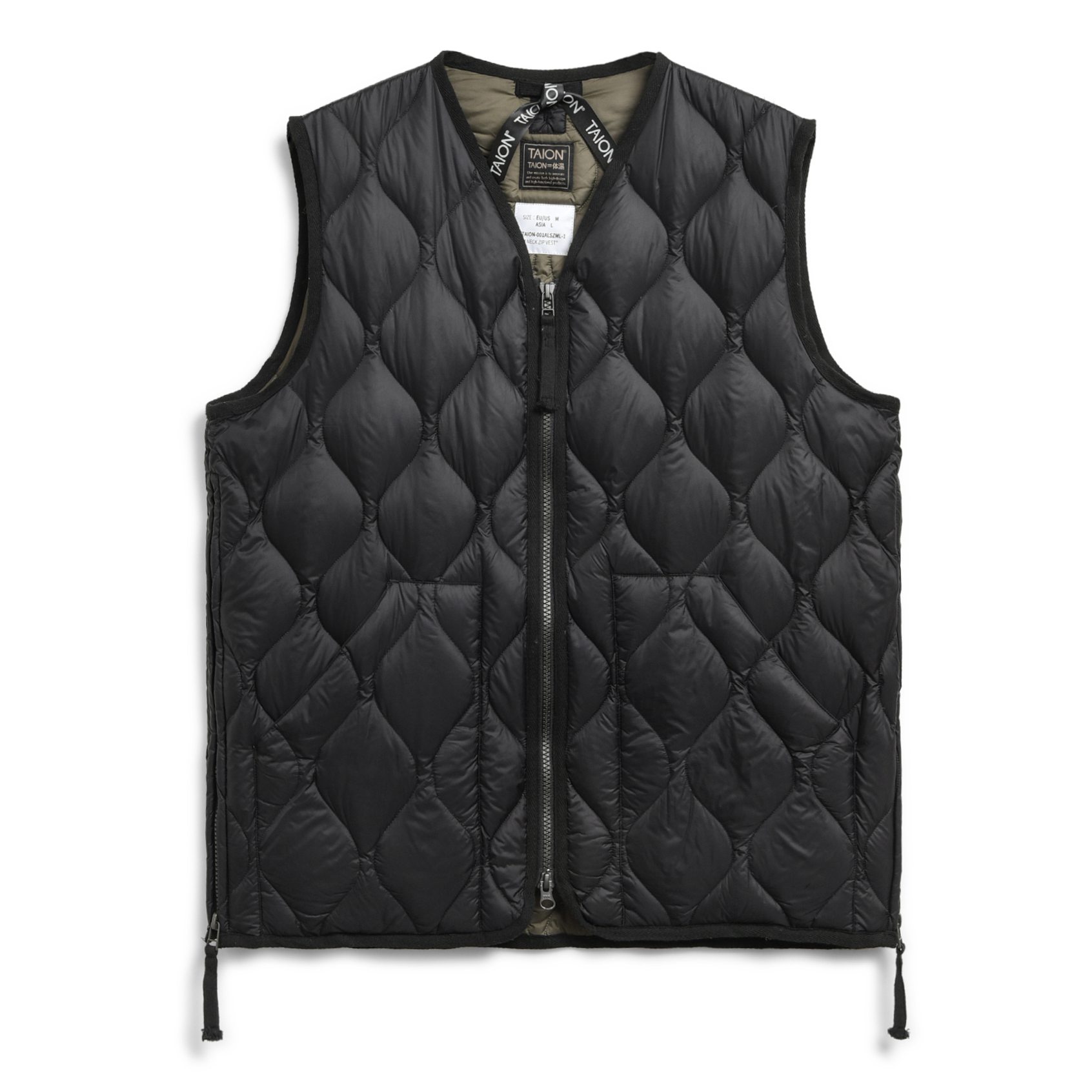 TAION Military Down Insulated Vest - Black | Vests | Huckberry