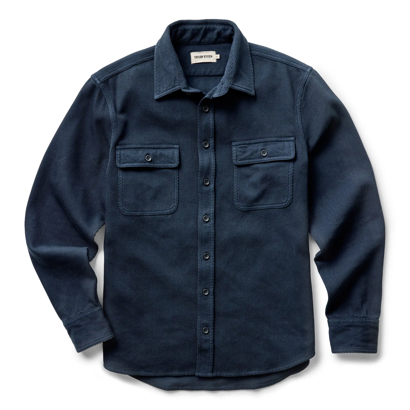 dark navy blue mens dress shirt True Depth Navy Blue Shirt main image 1