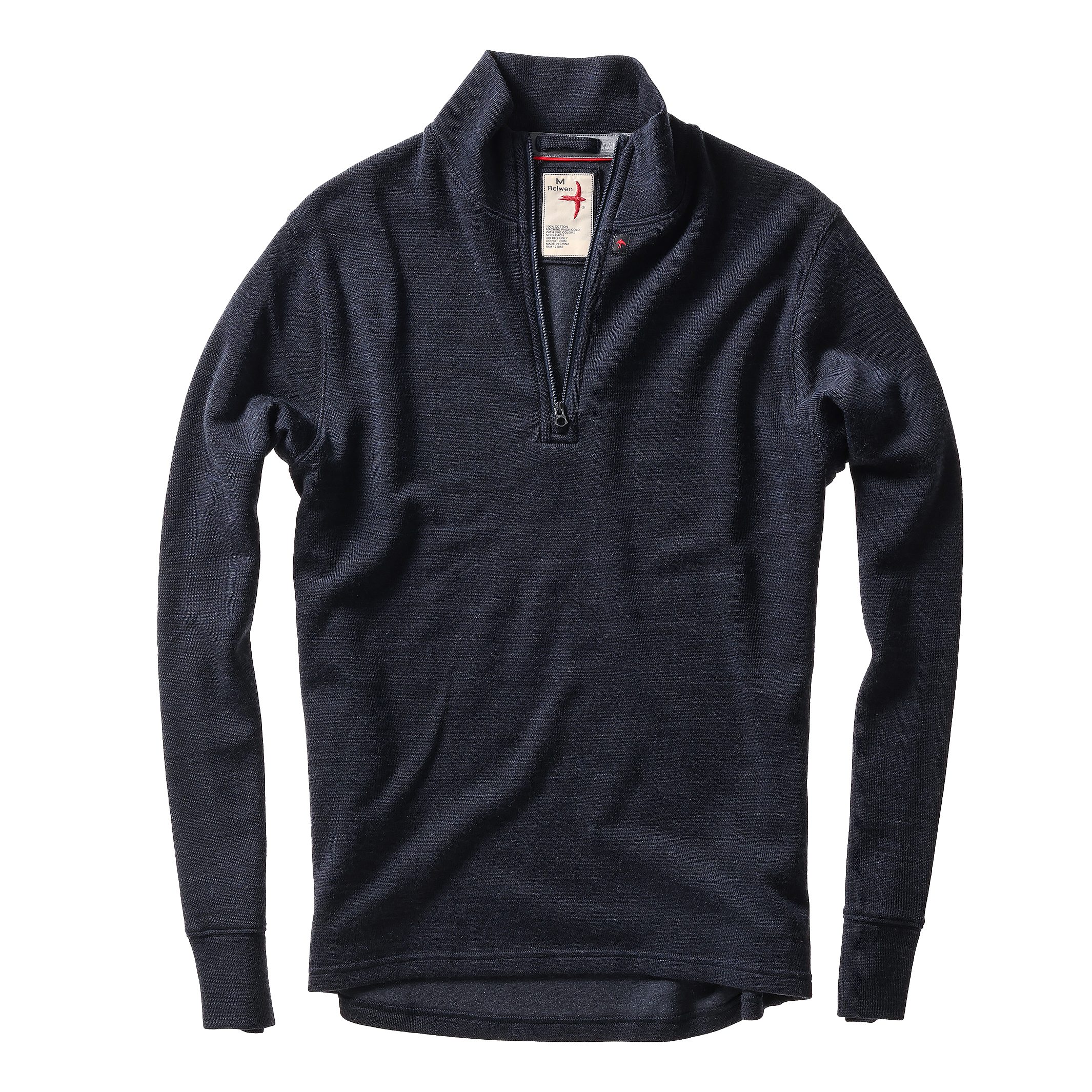 Wool Cotton Quarter Zip