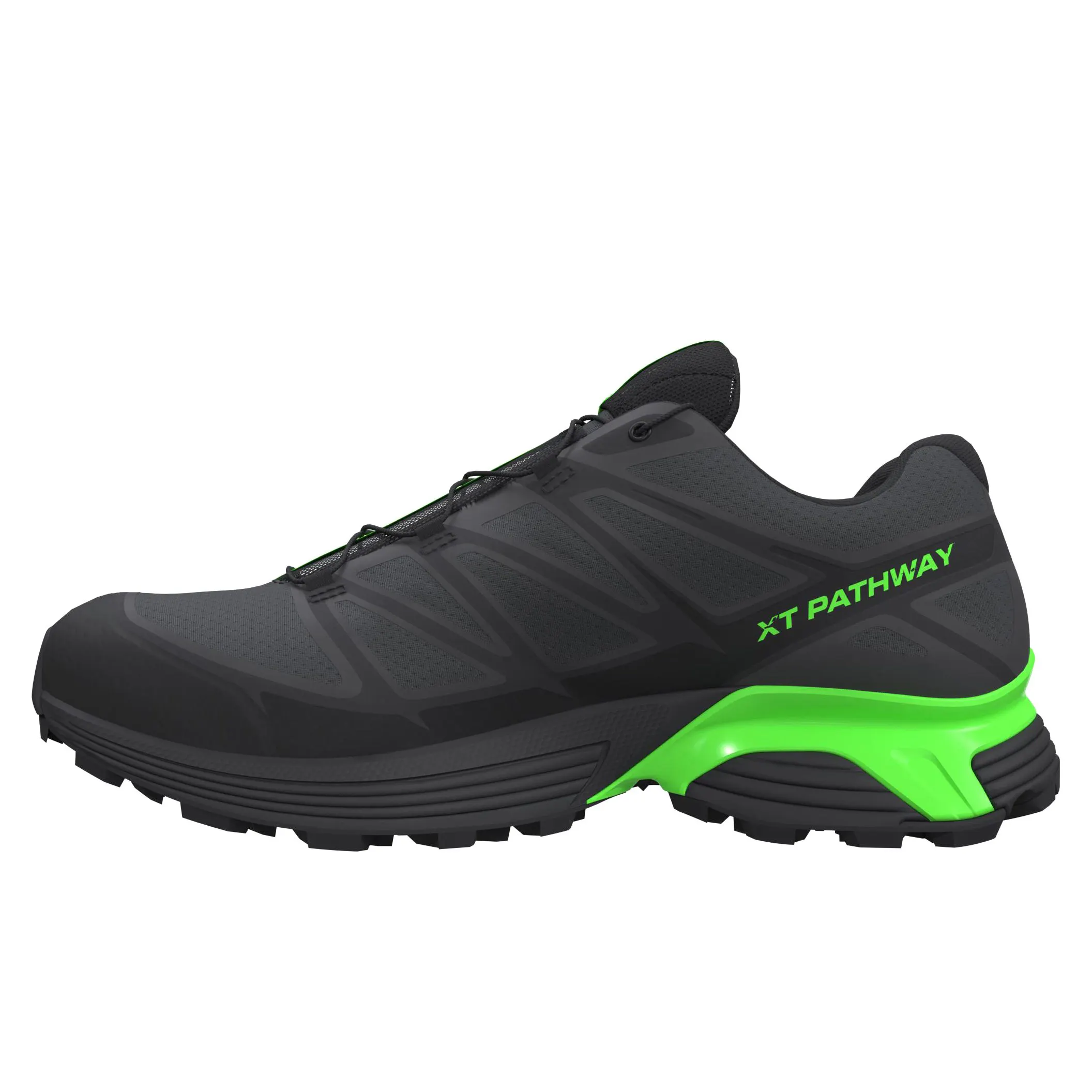 Salomon XT-Pathway 2 Sneaker - Asphalt/Black/Green Gecko | Casual