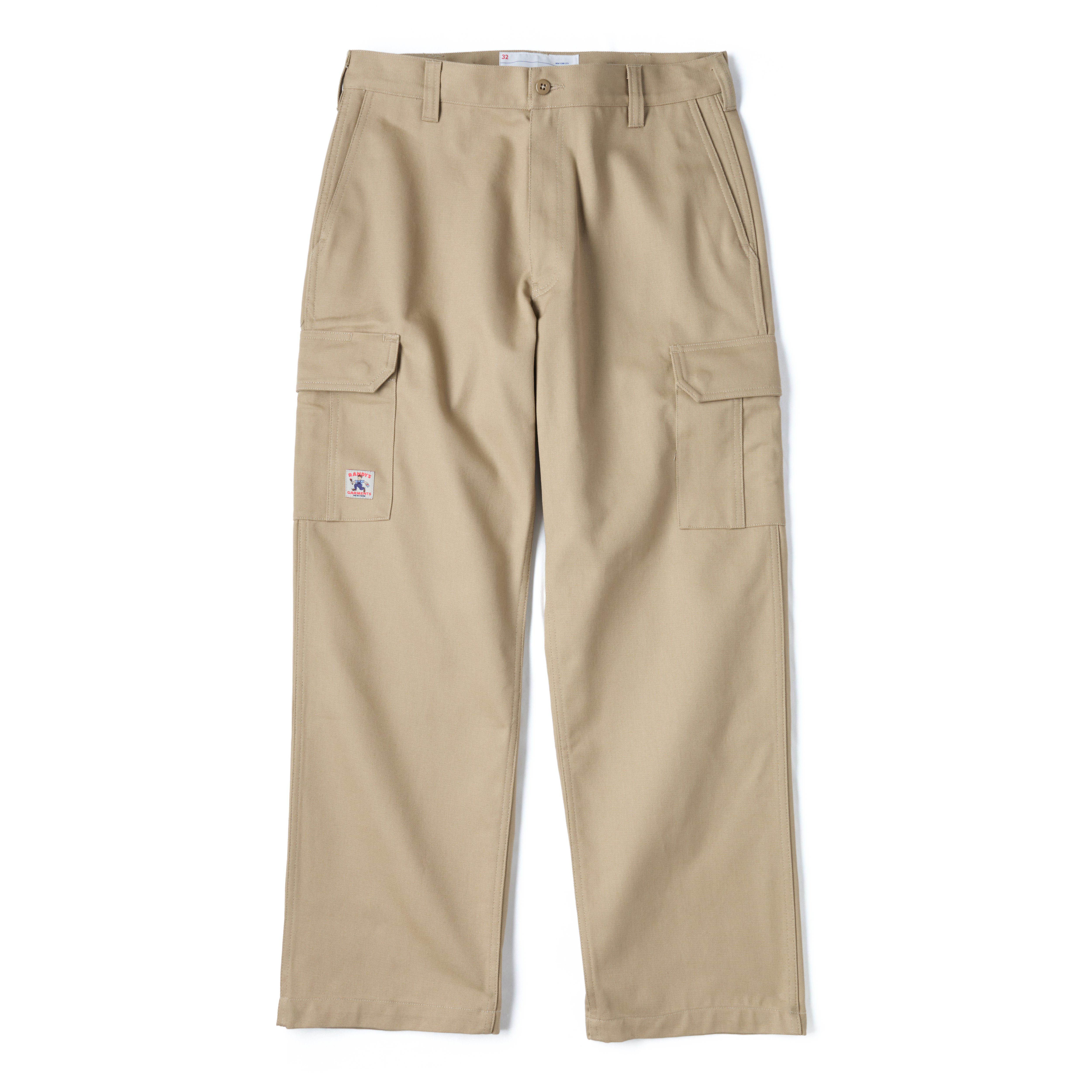 Randy's Garments DWR Canvas Straight Cargo Pant - Tan | Workwear