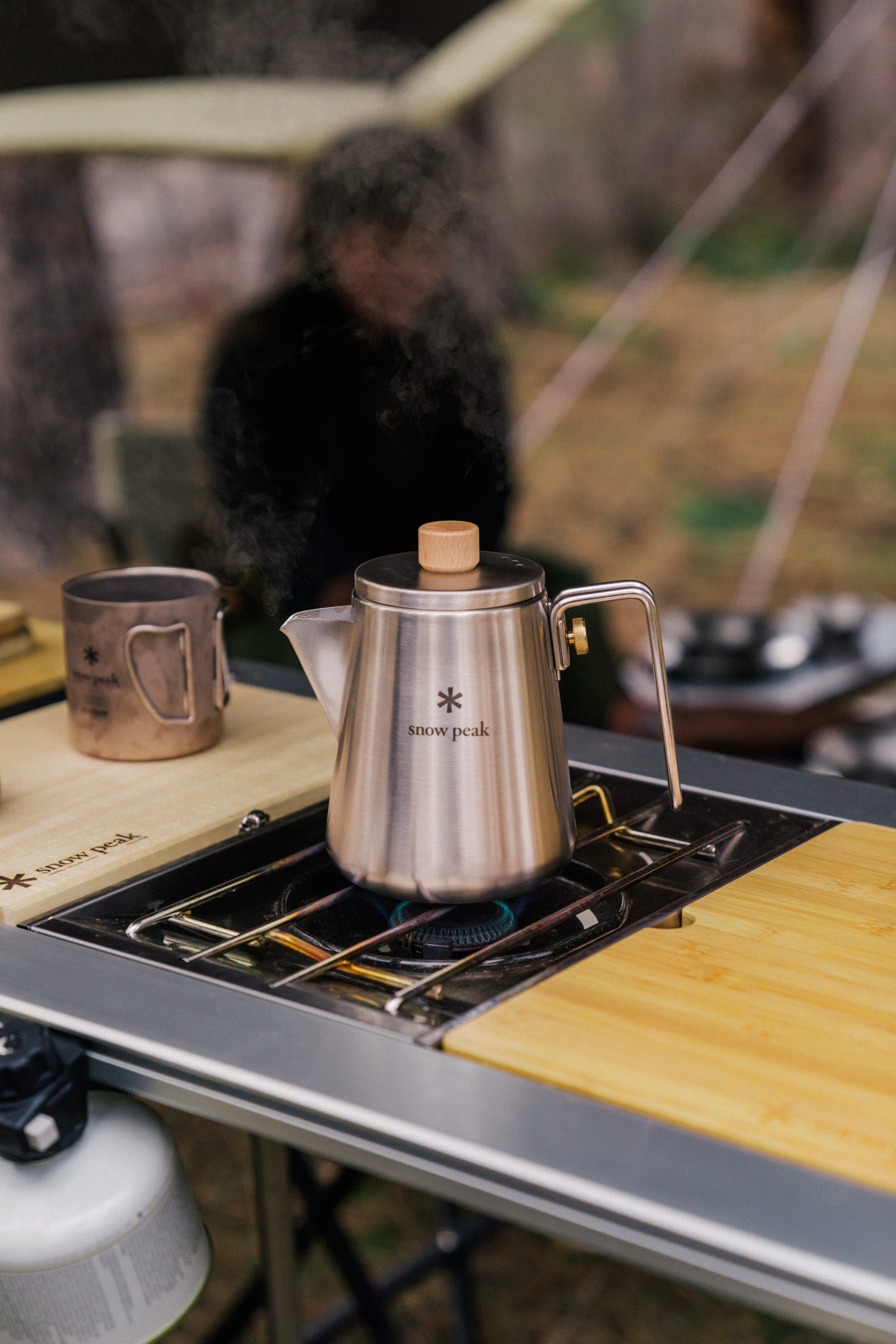 Snow Peak Field Barista Kettle - Stainless Steel | Outdoor Cooking