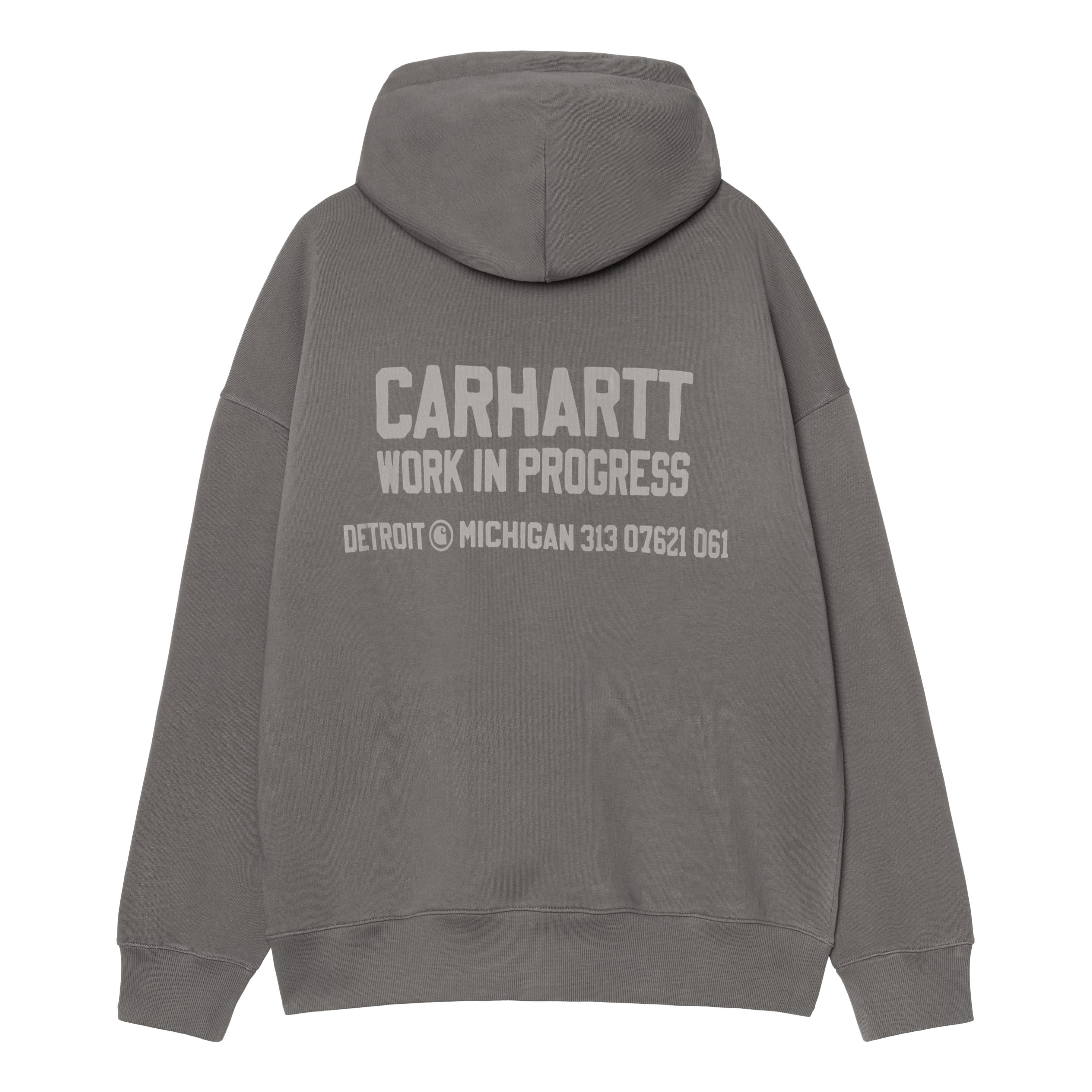 Carhartt WIP Hooded Distance Sweatshirt Graphite Pullover