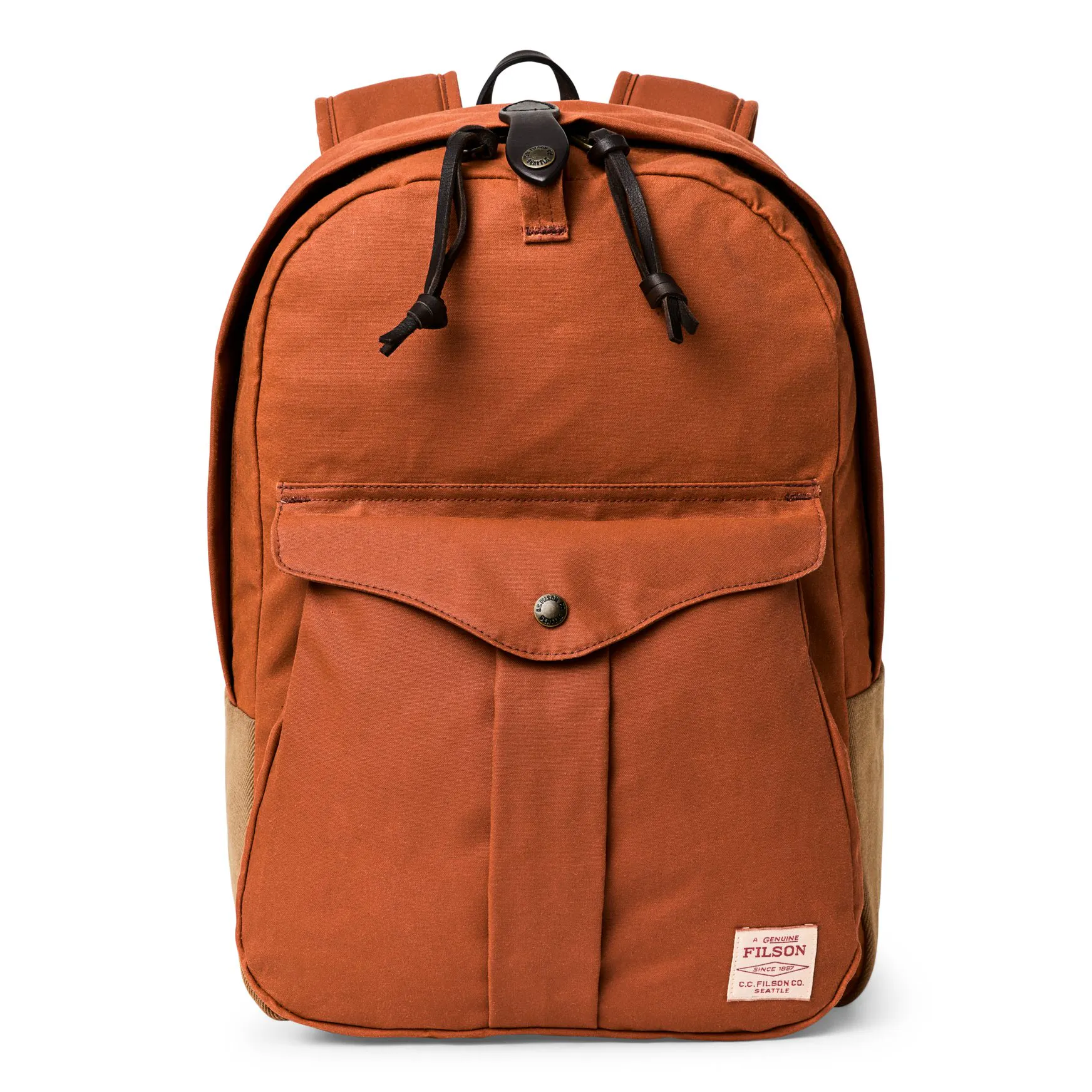 Filson Journeyman Rugged Twill Backpack - 23L - Rust | Backpacks