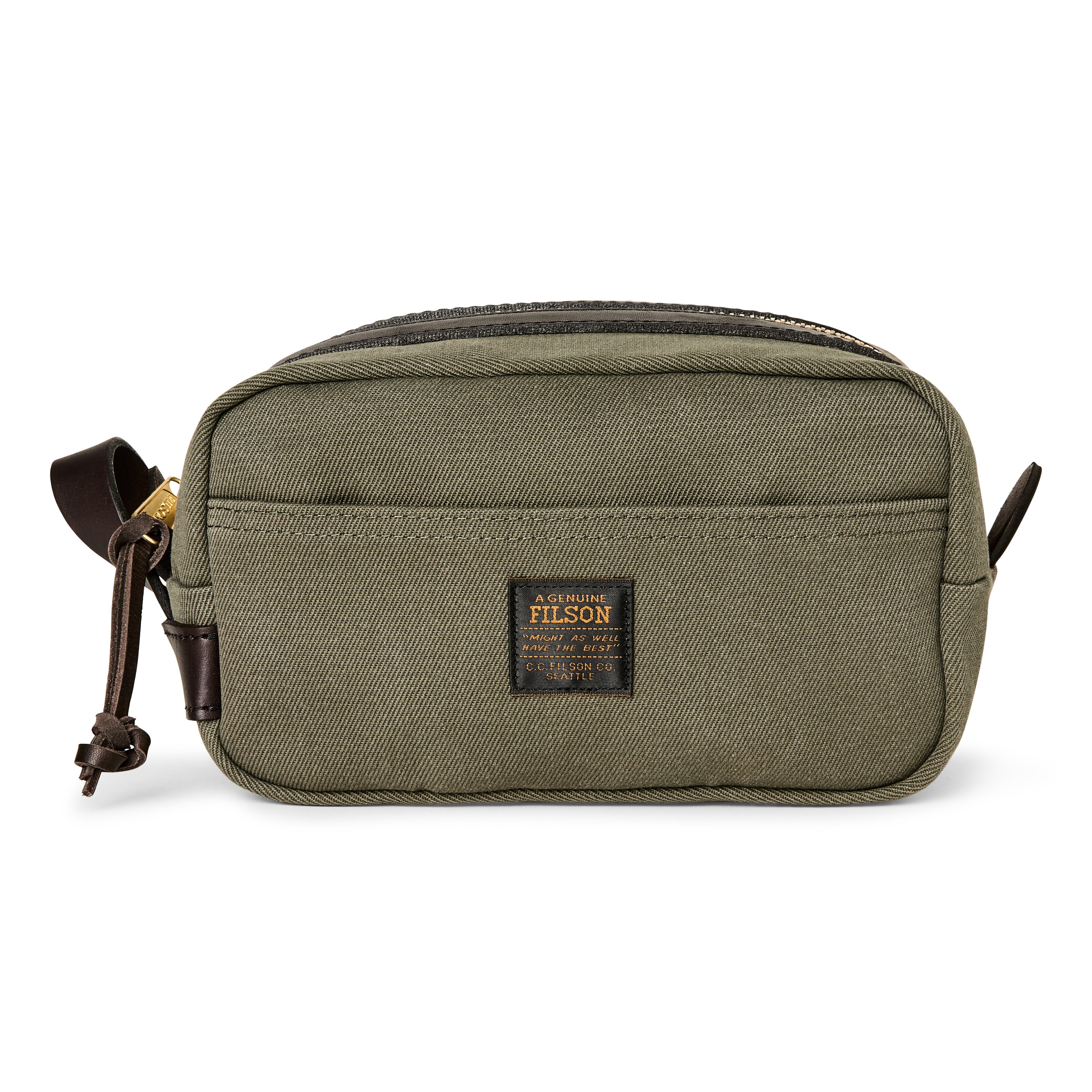 FILSON TRAVEL KIT トラベルポーチ talon タロンジッパー Filson Rugged Twill Travel Kit - Otter Green | Packing Cubes