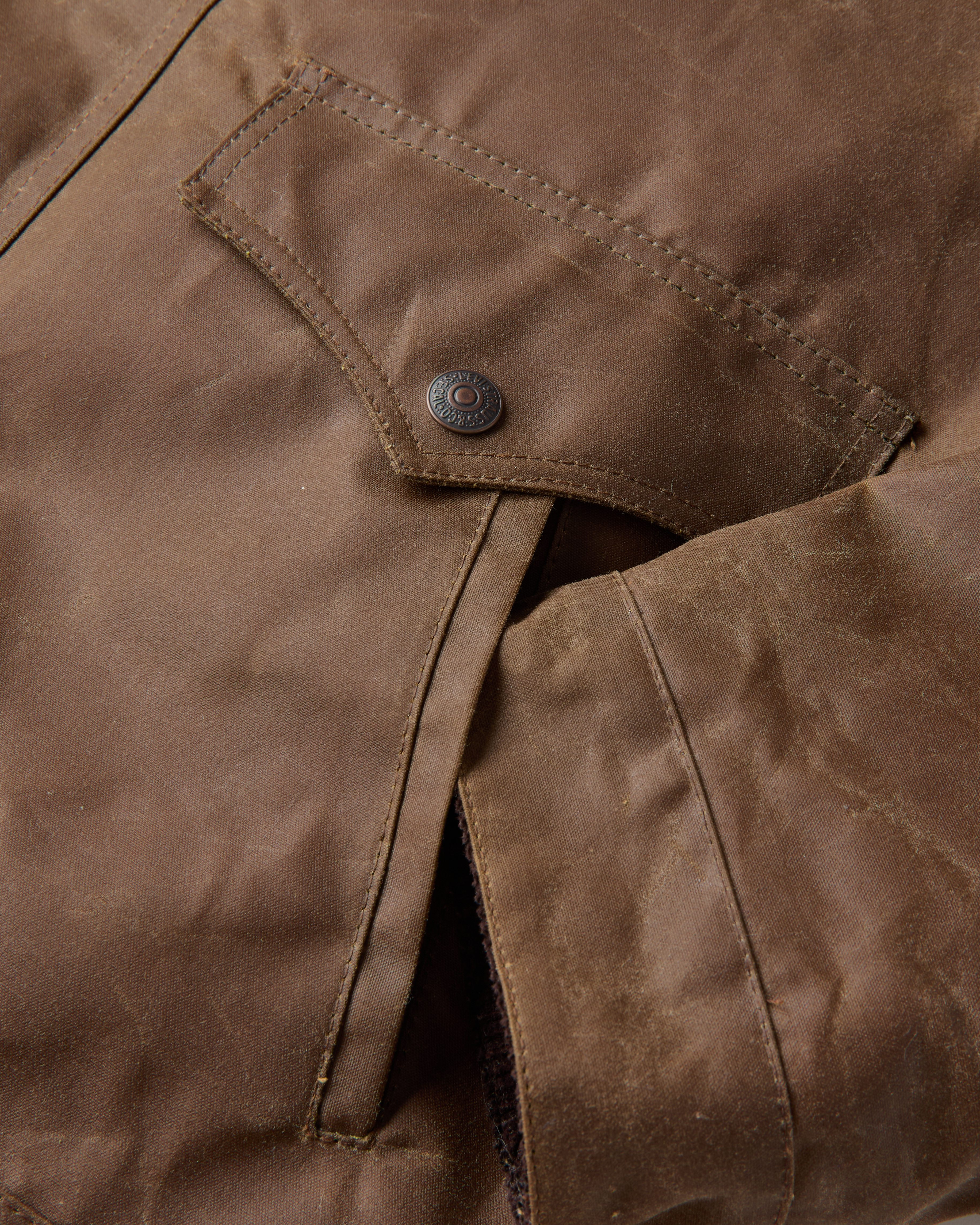 Barbour Barbour x Levi's Spey Waxed Jacket - Tan | Waxed Jackets
