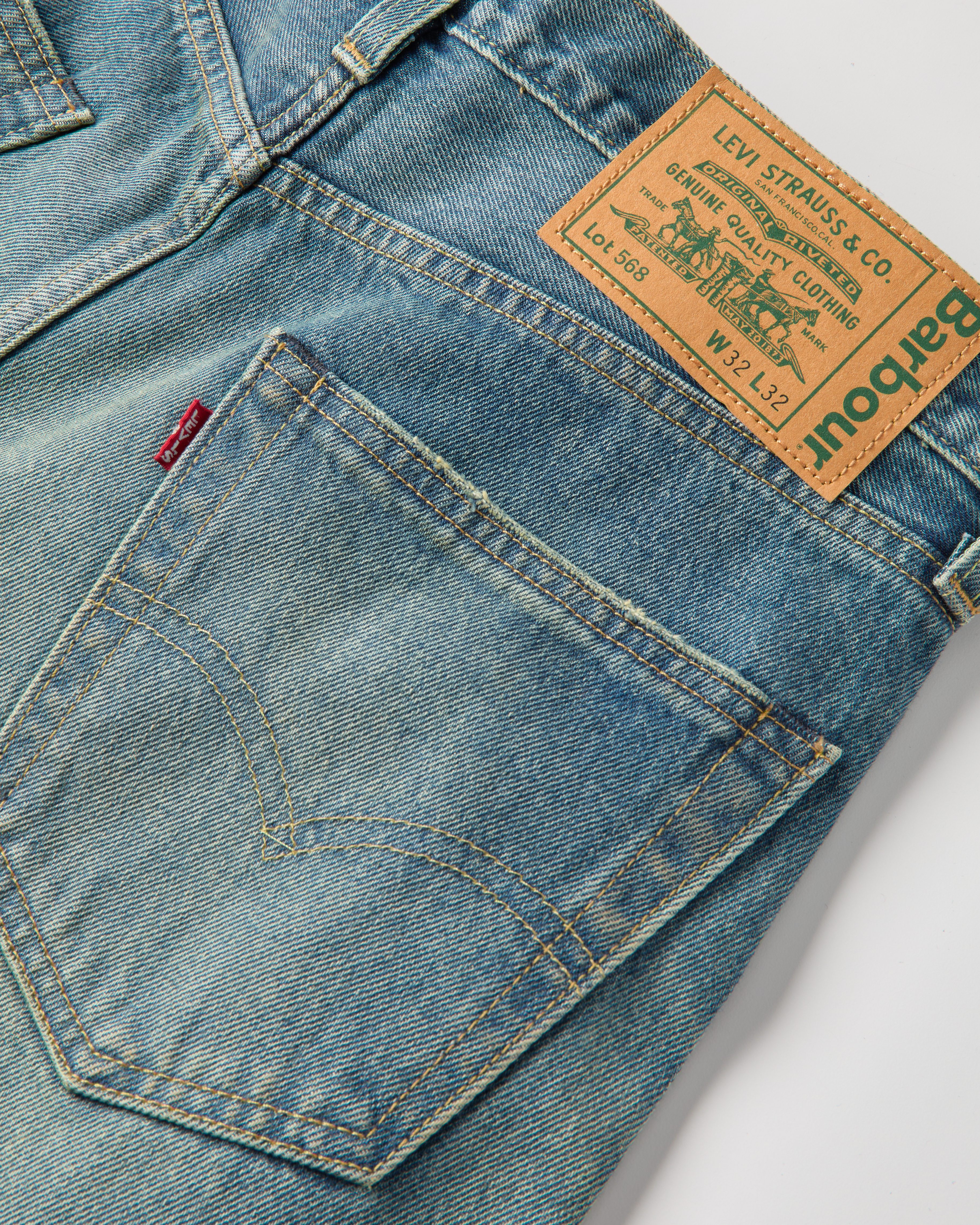 訳あり！Barbour×Levi’s568 loose straight w32 Levi's® X Barbour 568™ Loose Jeans - Dark Wash | Levi's® US