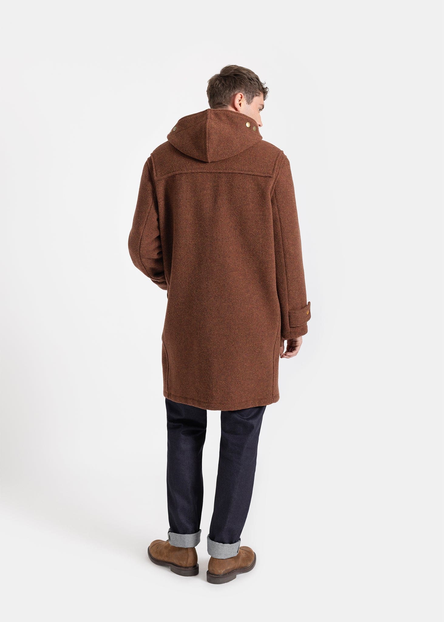 Gloverall Original Monty Duffle Coat - Rust | Winter Jackets