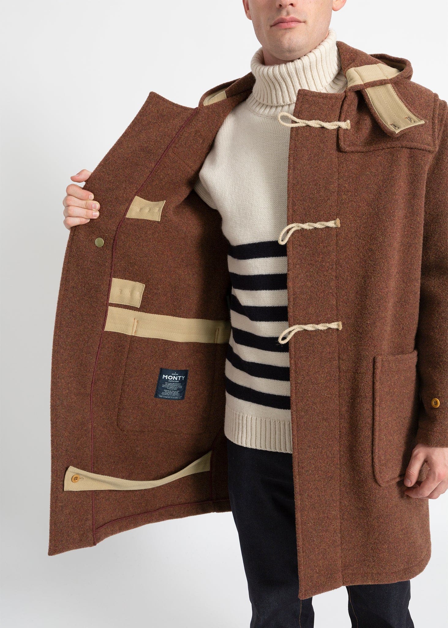 Gloverall Original Monty Duffle Coat - Rust | Winter Jackets