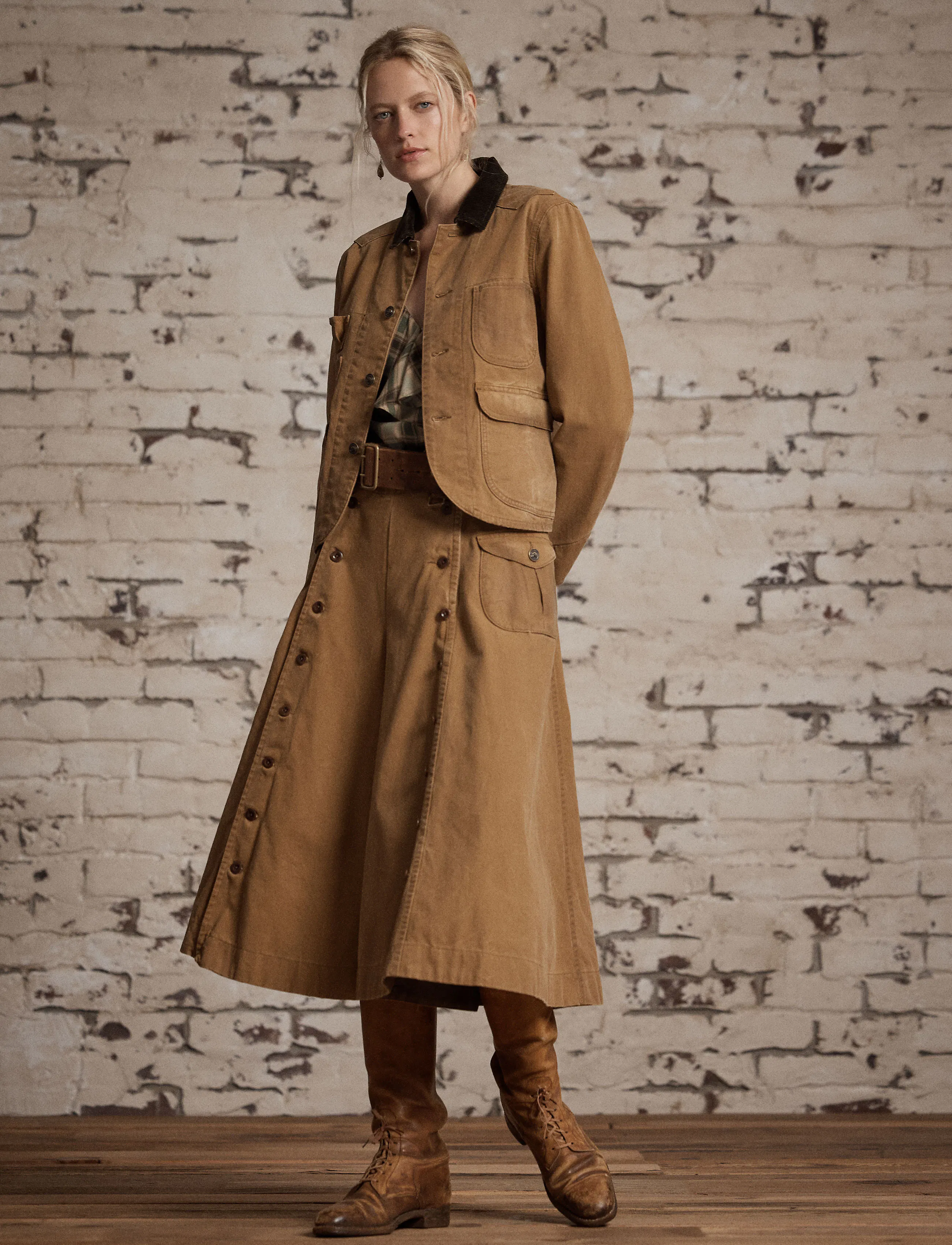 RRL Women's Women's Canvas Caitlyn Jacket - Medium Tan | All