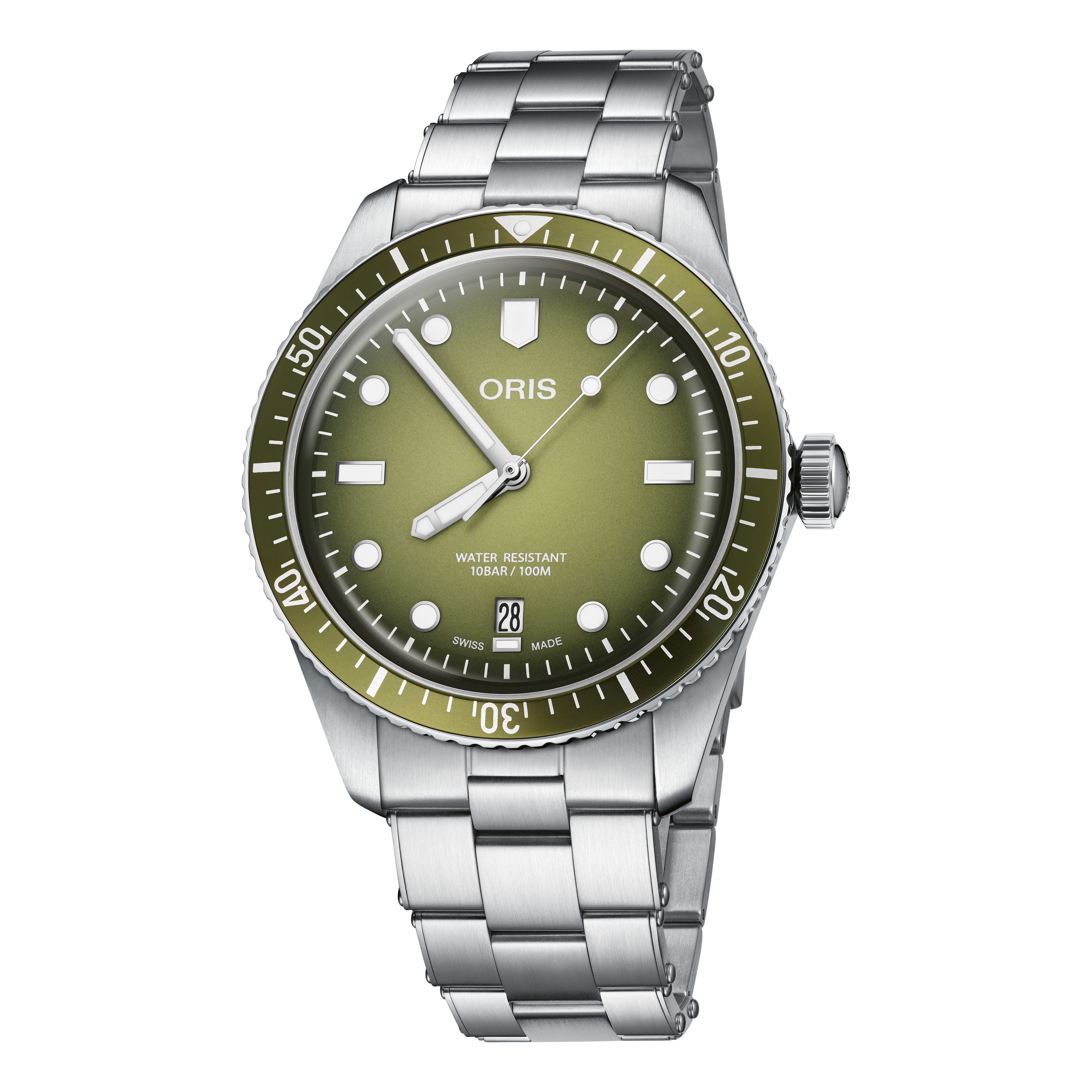 Oris Divers Date Watch - Green | Dive Watches | Huckberry