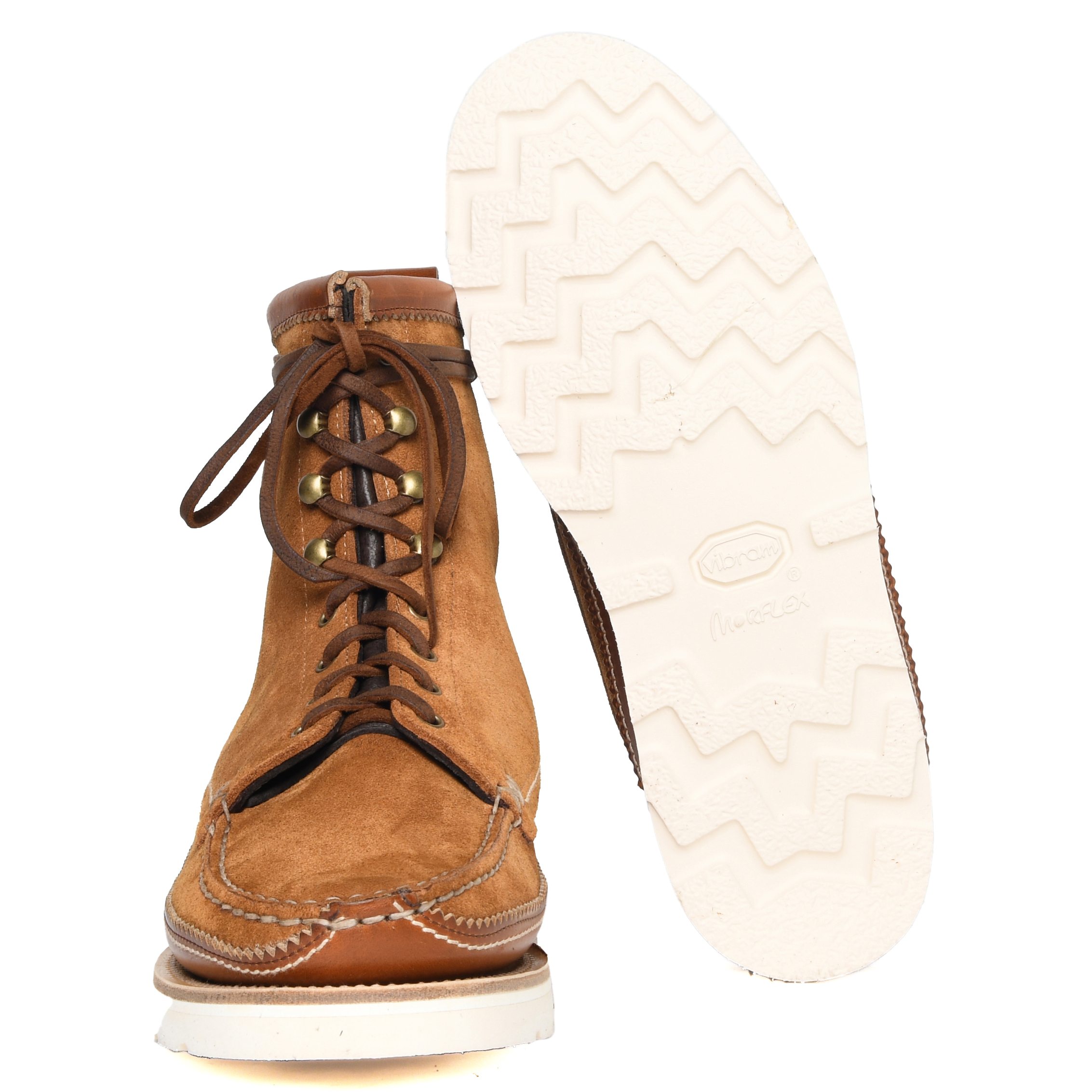 Yuketen Handsewn Maine Guide DB Boots - Tosca G Brown x Whisky