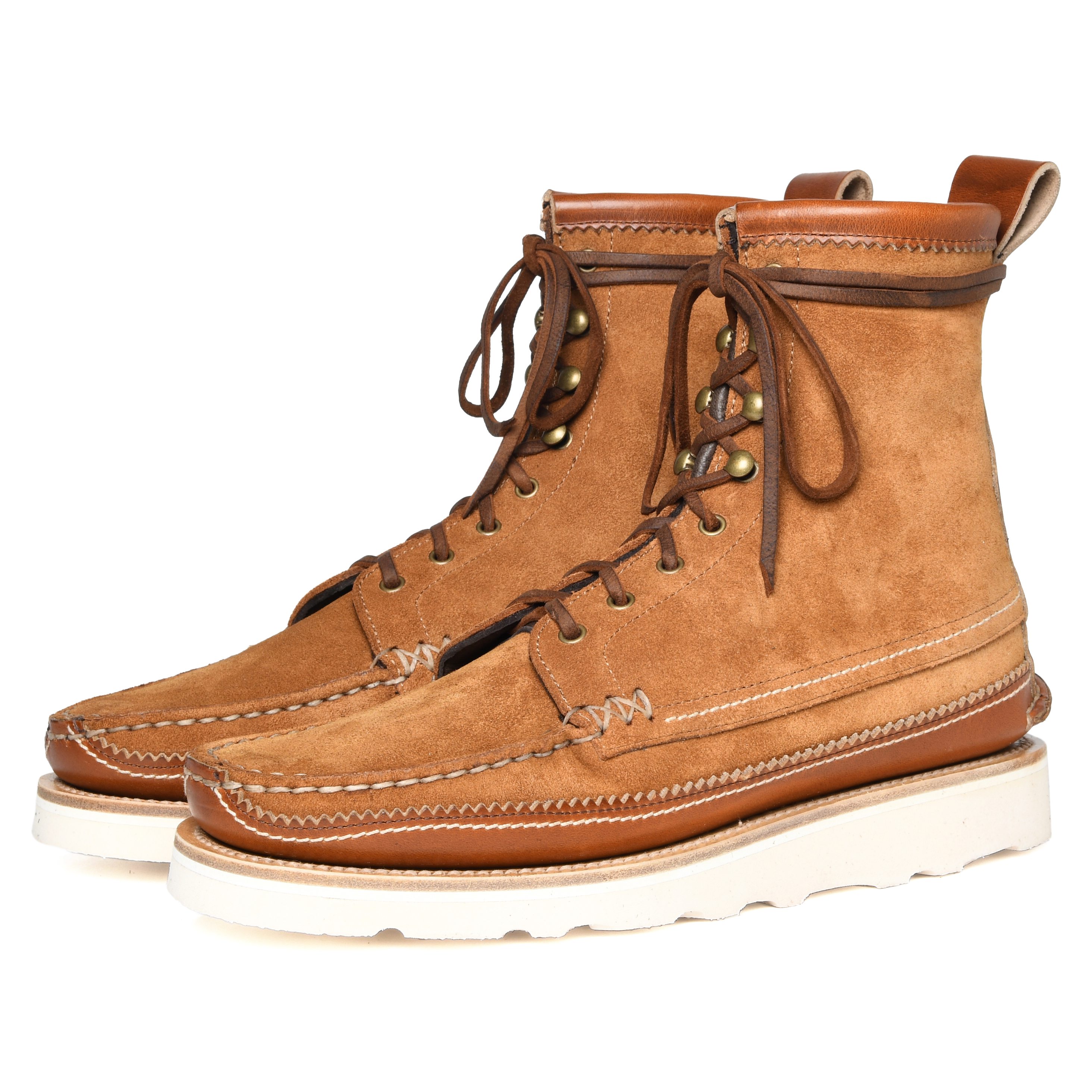 Yuketen Handsewn Maine Guide DB Boots - Tosca G Brown x Whisky