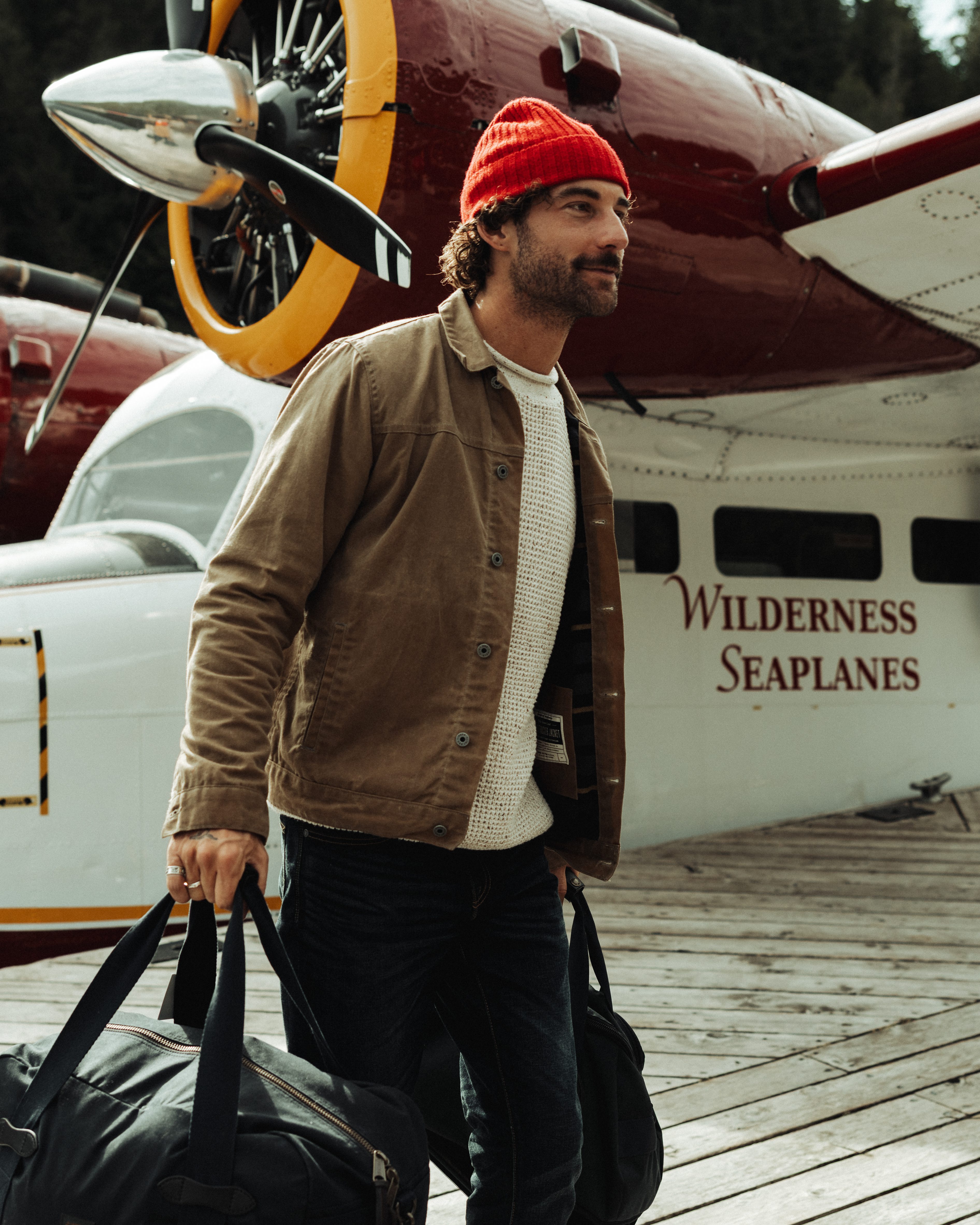 USA製 FLINTANDTINDER オイルド　ワックス　トラッカージャケット Flint and Tinder Waxed Trucker Jacket | waxed canvas jacket