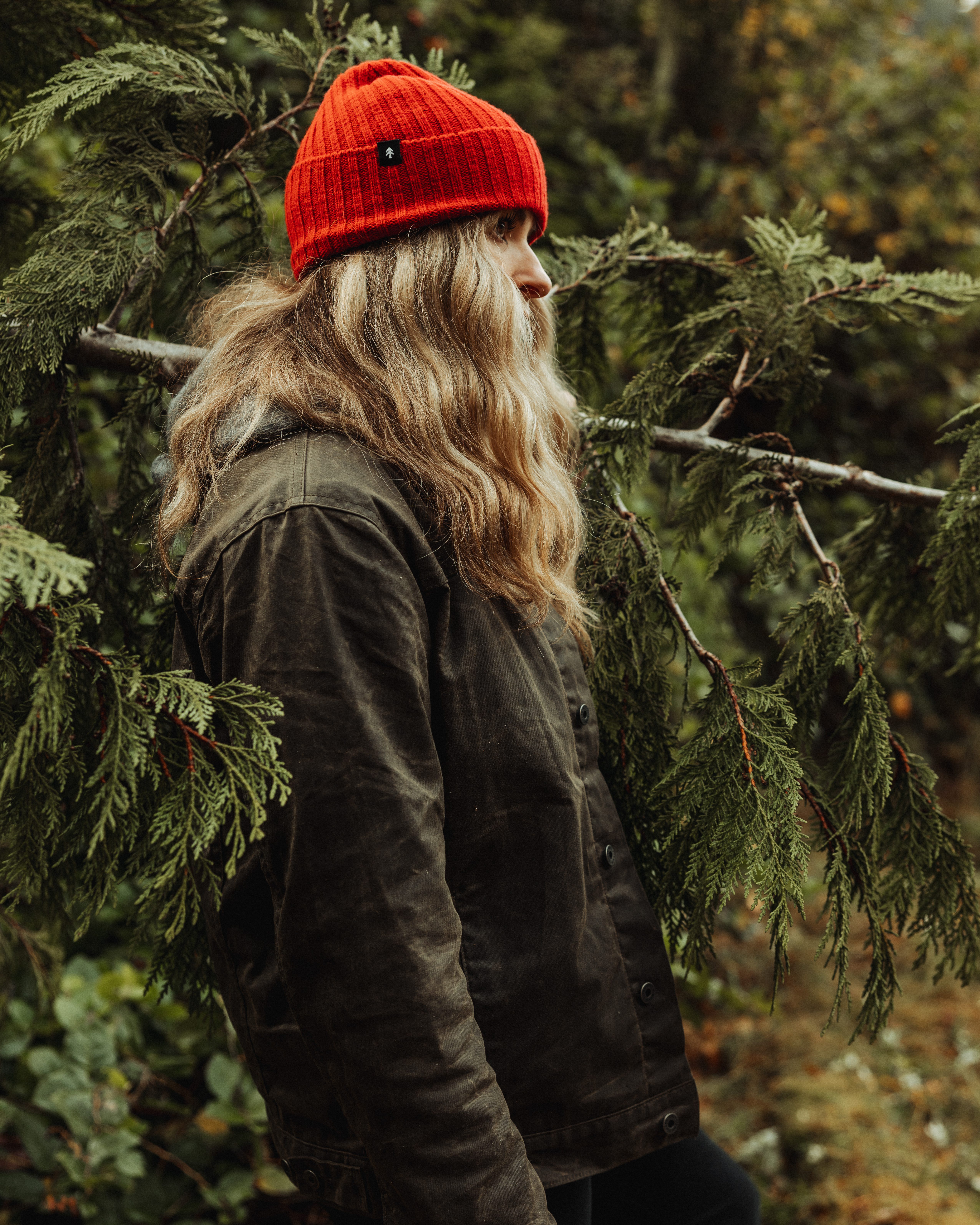 Flint and Tinder Women's Flannel-Lined Waxed Trucker Jacket