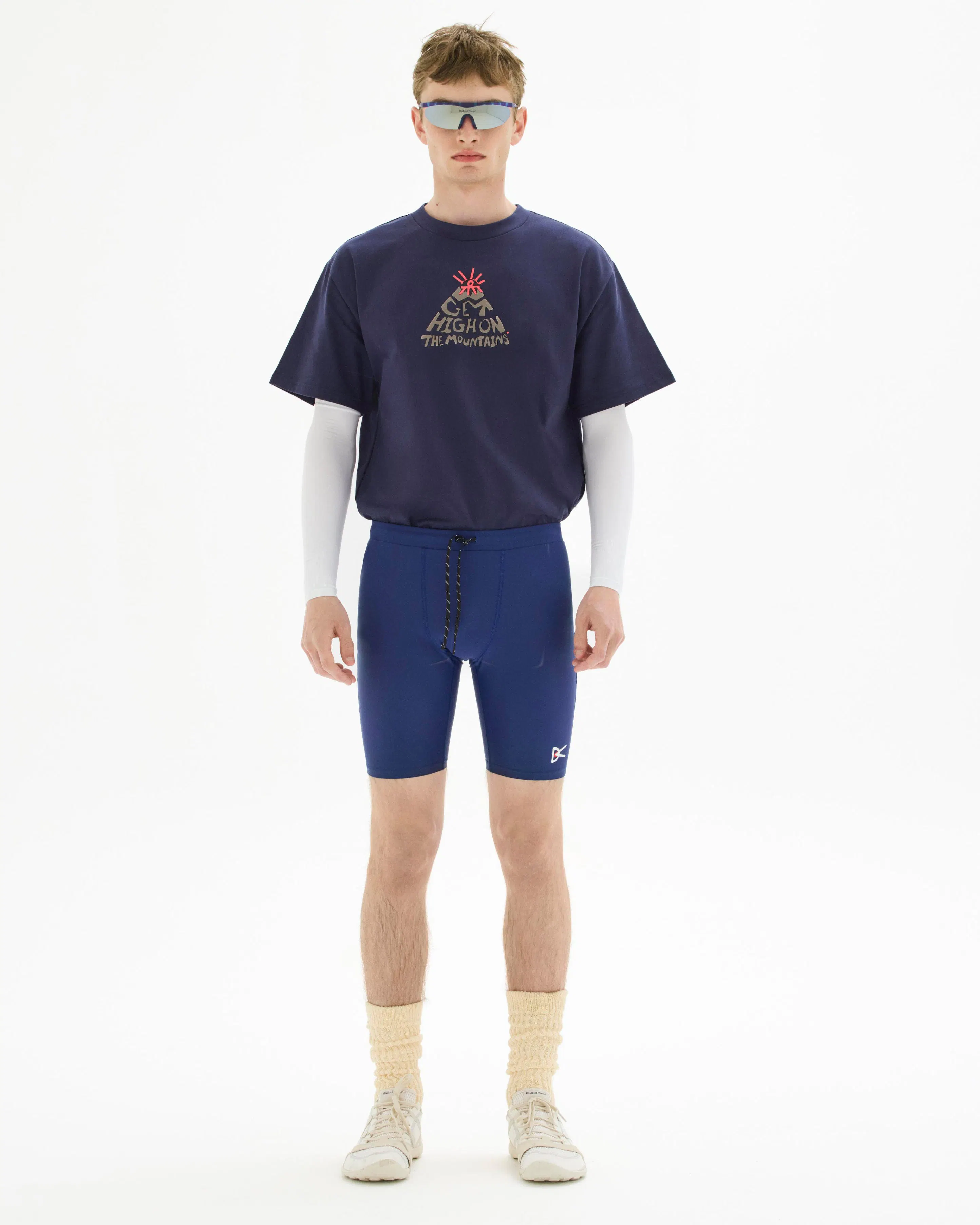 District Vision California Short Sleeve T-Shirt - Mountains