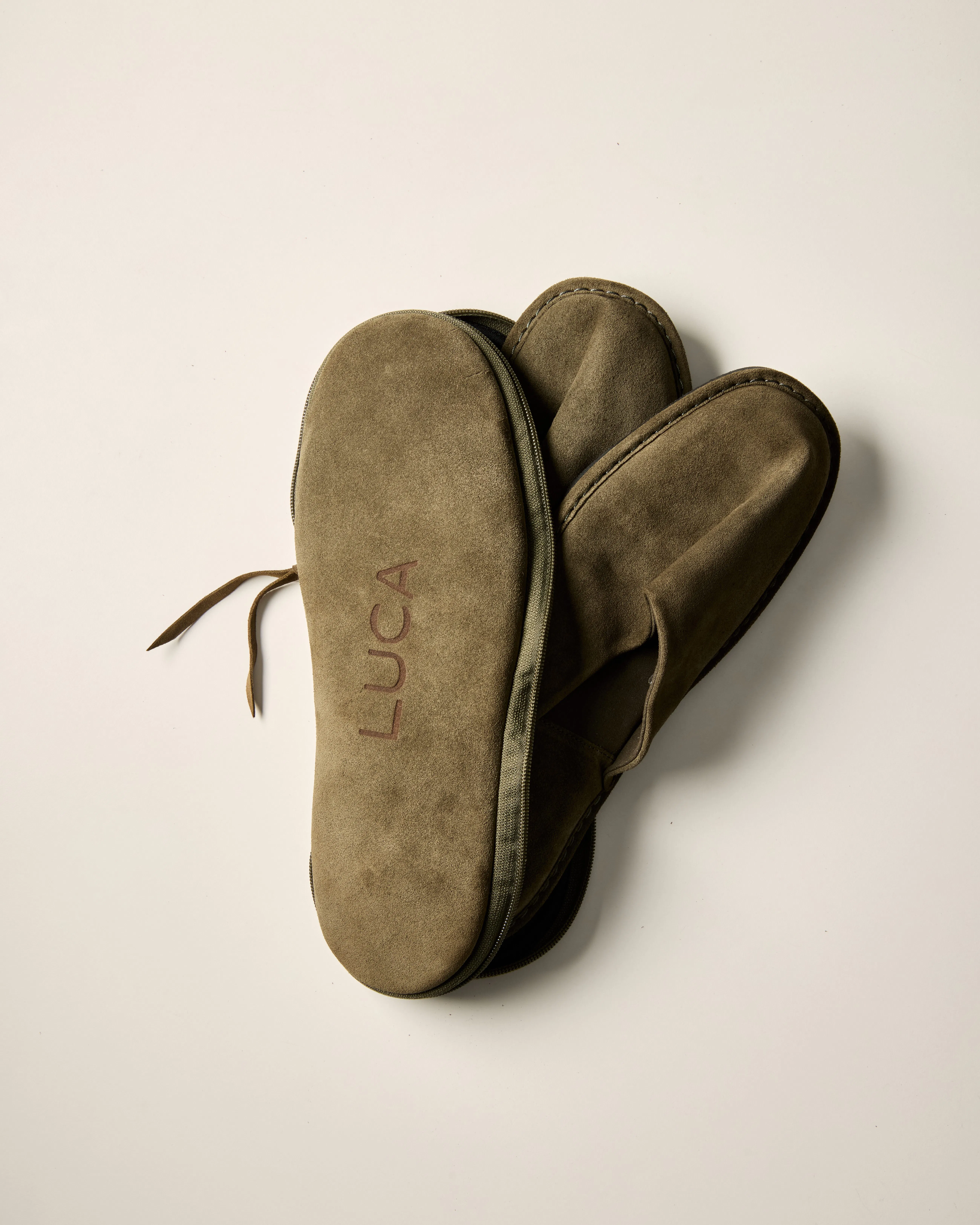 LUCA Packable Suede Travel Slipper - Reef | Slippers | Huckberry