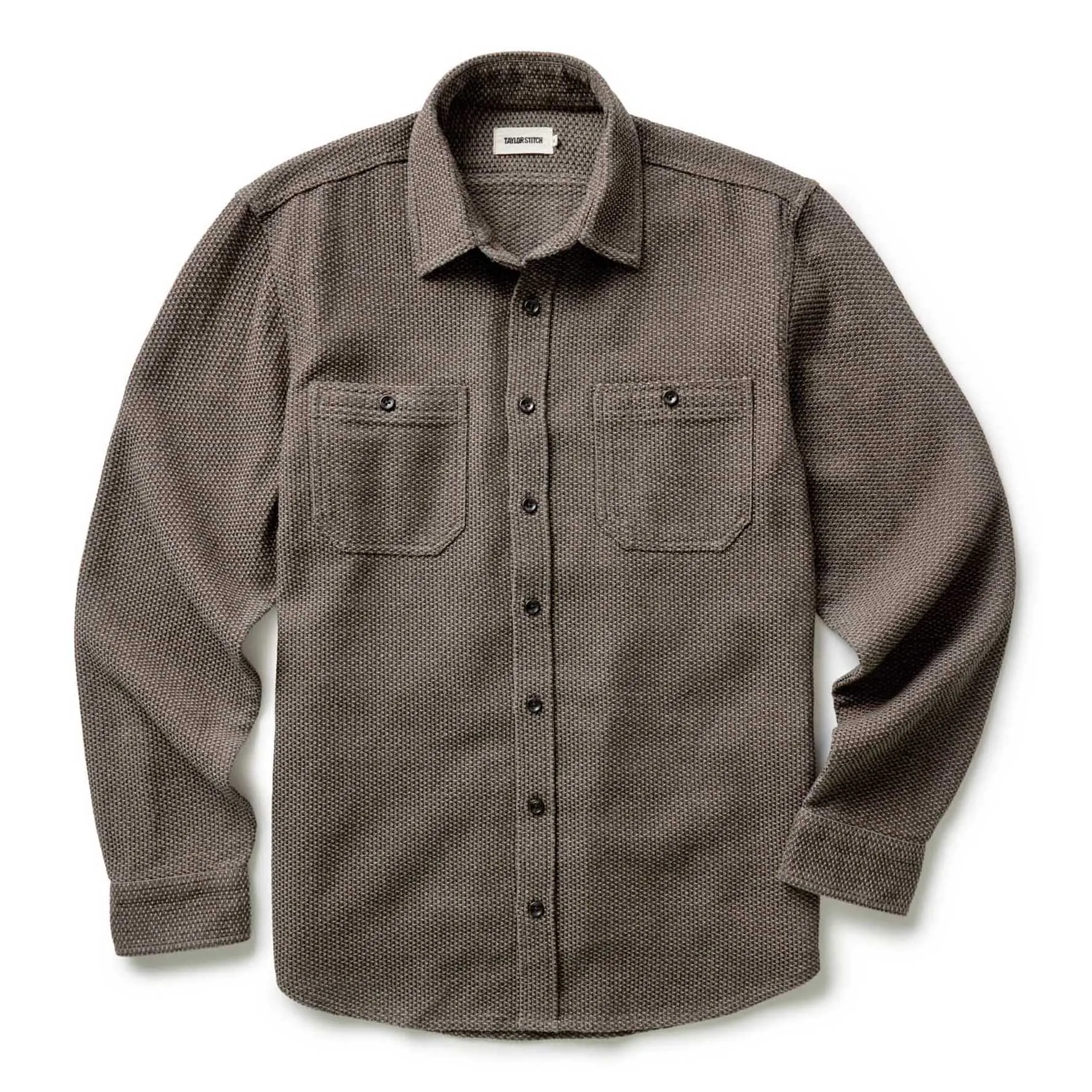 Taylor Stitch The Utility Shirt - Mulch Sashiko | Long Sleeve