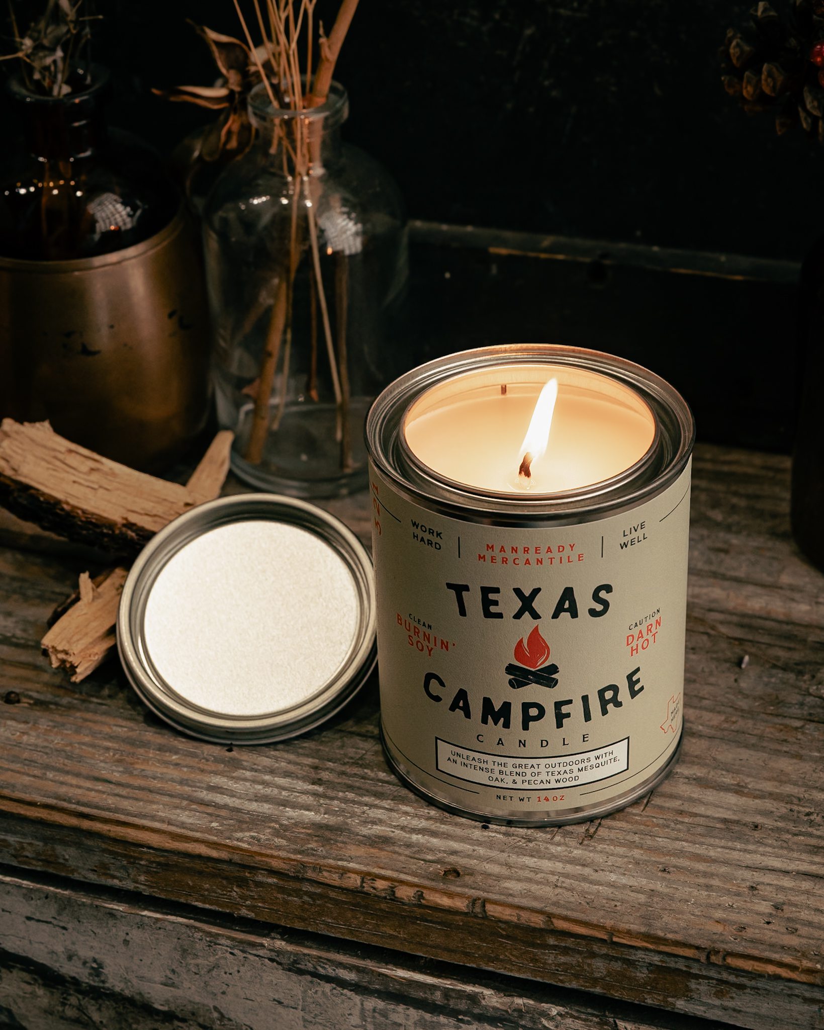 Texas Campfire Candle - Thumbnail 2