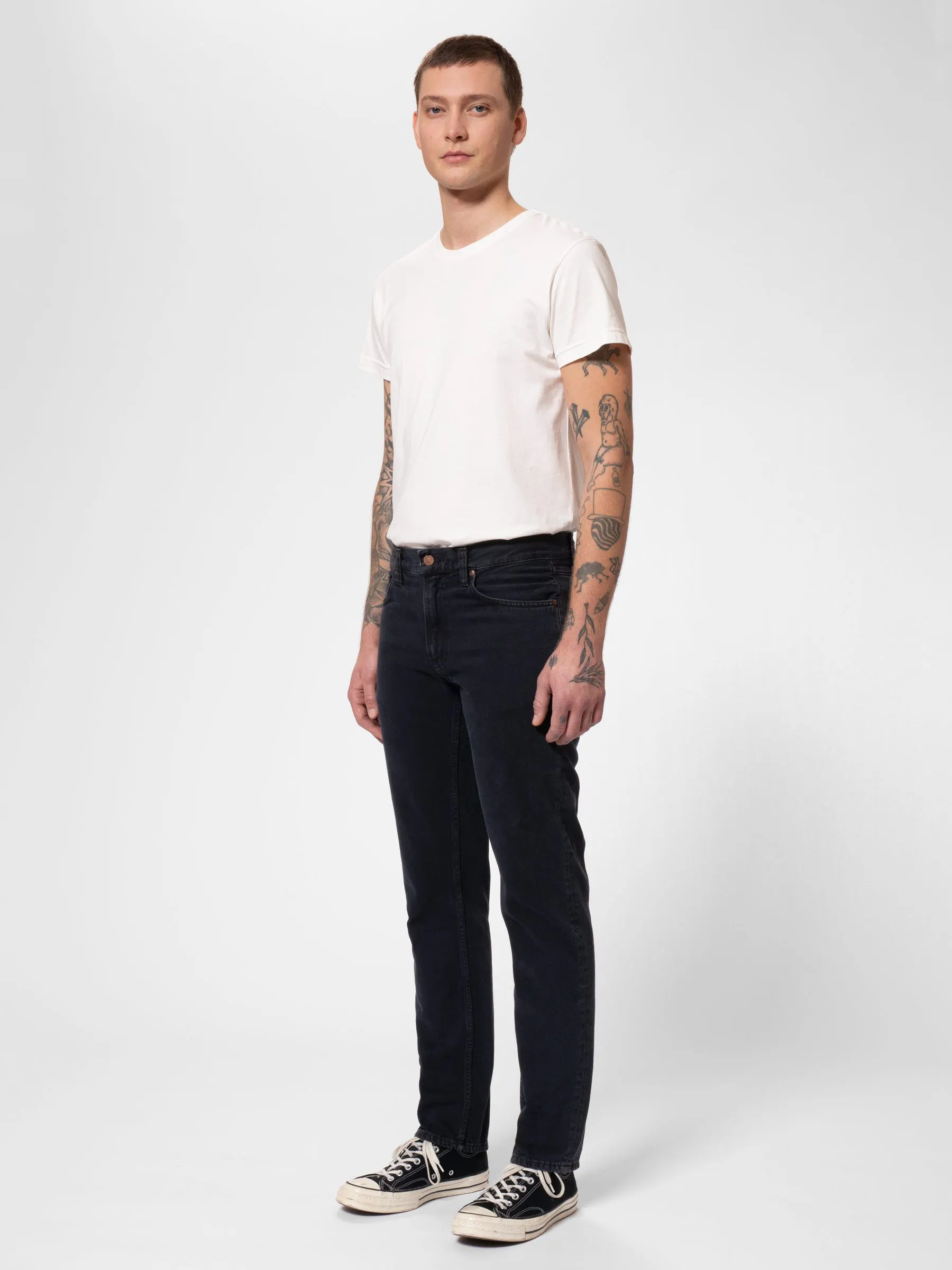 Nudie Jeans Gritty Jackson Denim - Black Forest | Rigid | Huckberry