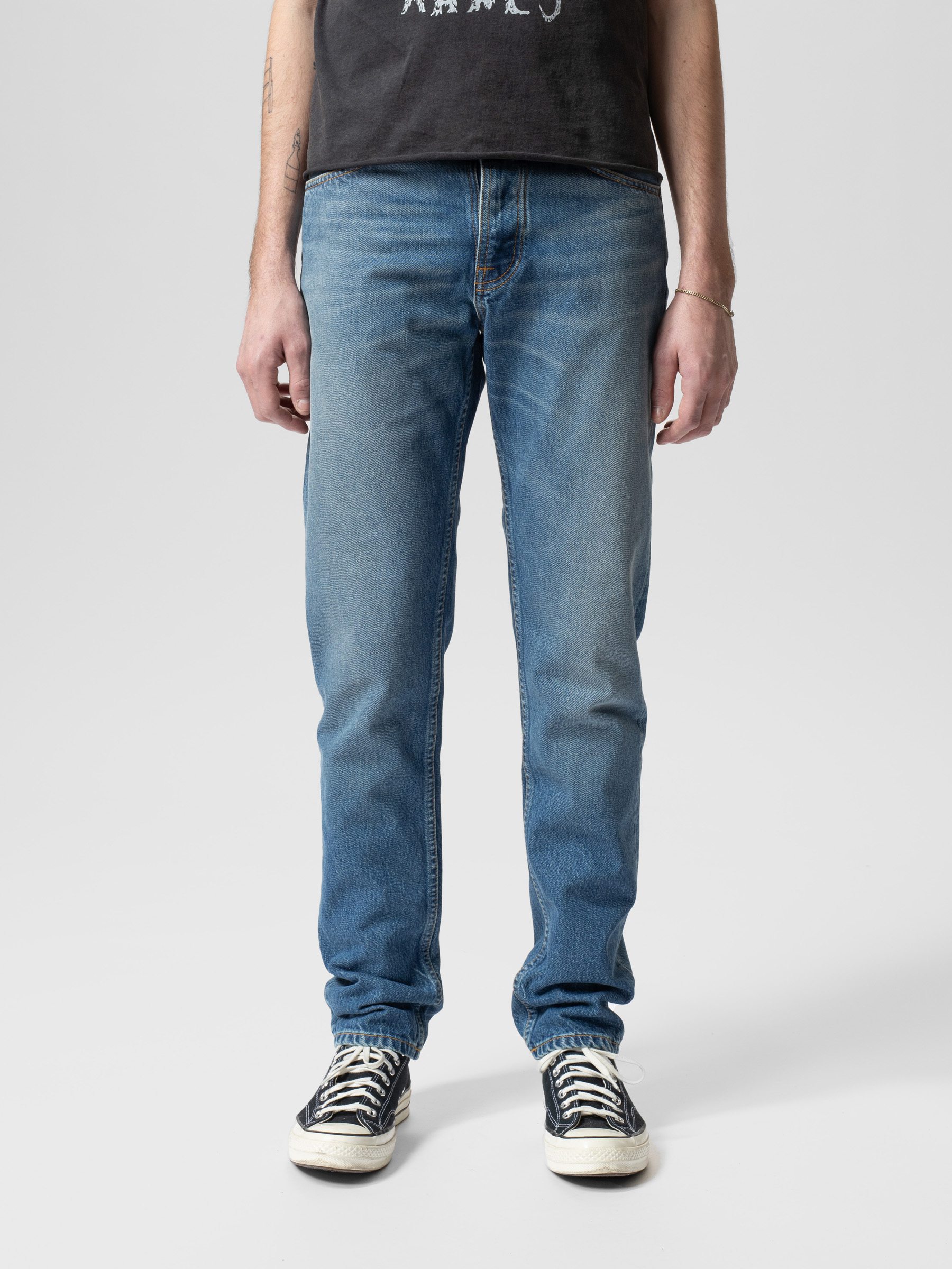 Nudie Jeans Steady Eddie II Denim - Blue Haze | Rigid | Huckberry