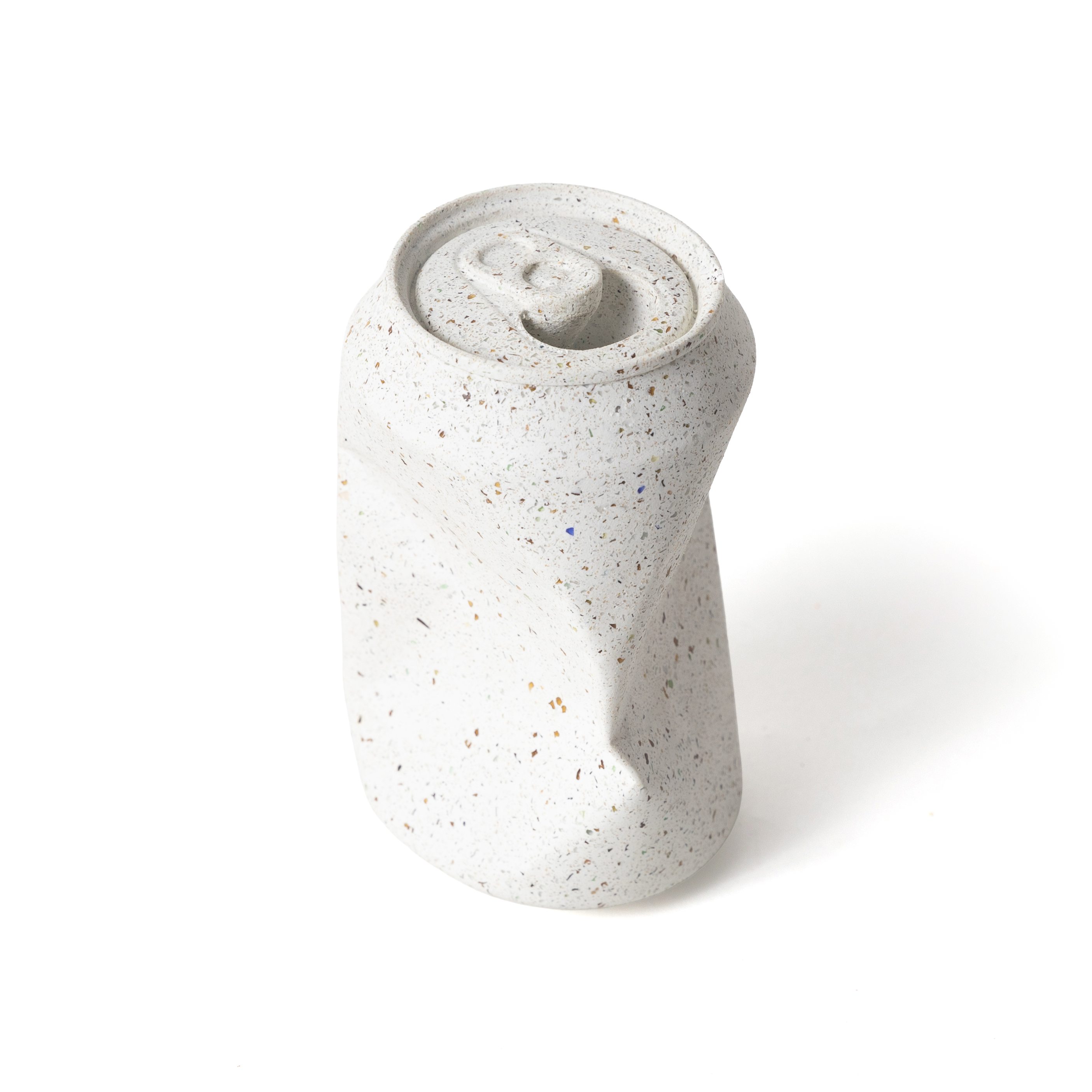 Concrete Soda Can Vase