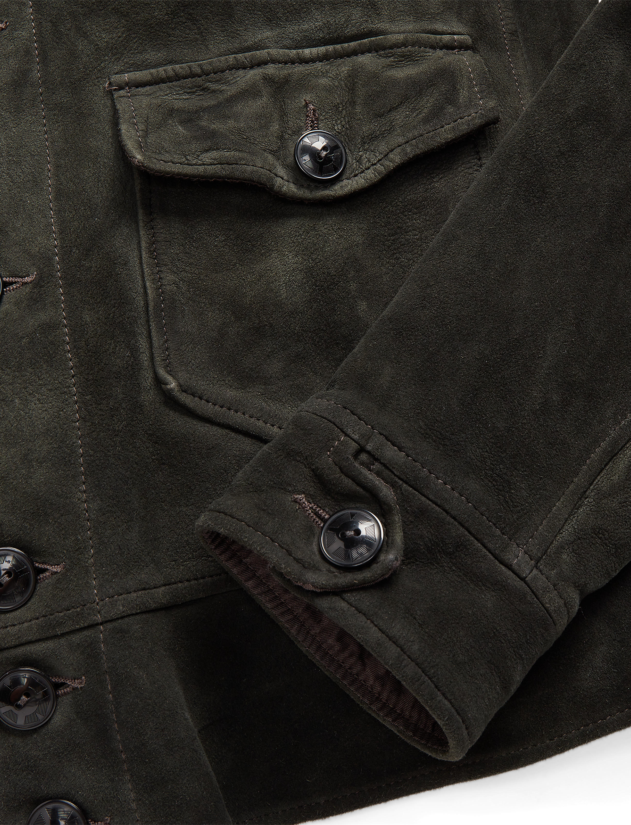 RRL Hadley Suede Moto Jacket - Black | Leather Jackets | Huckberry