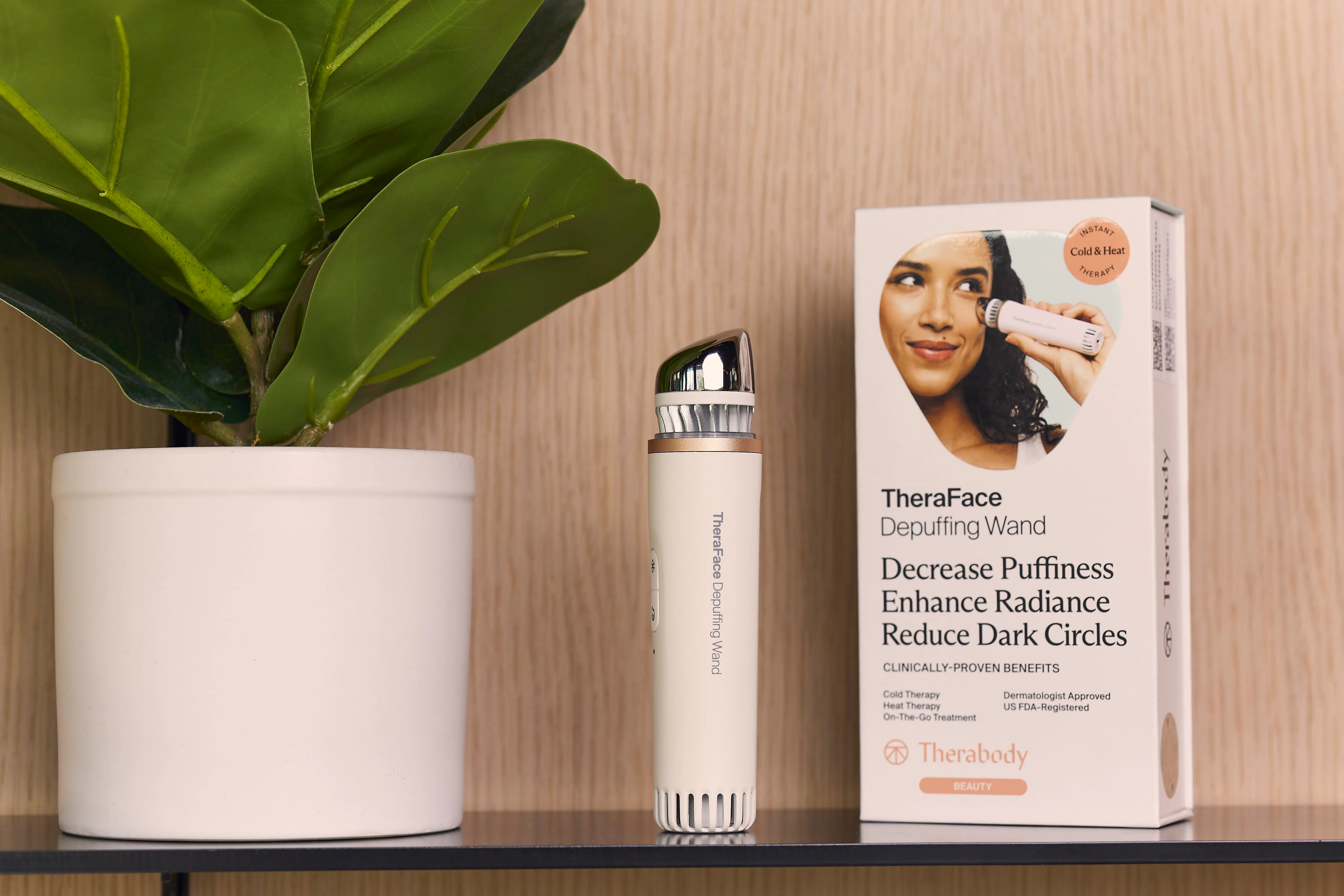 TheraBody TheraFace De-puffing Wand - White | Skincare | Huckberry