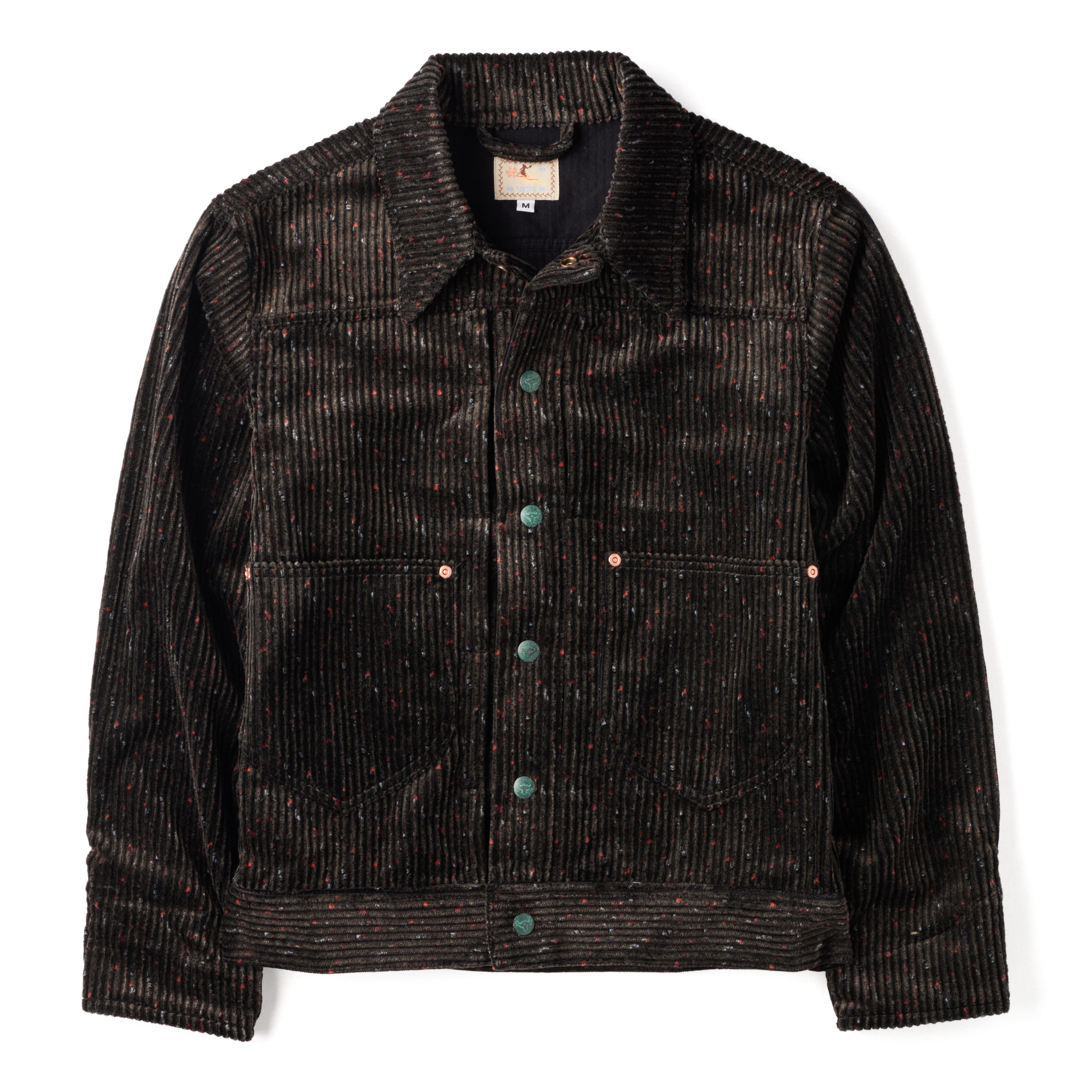 Wythe New York Donegal Corduroy Ranch Jacket - Nighty Sky
