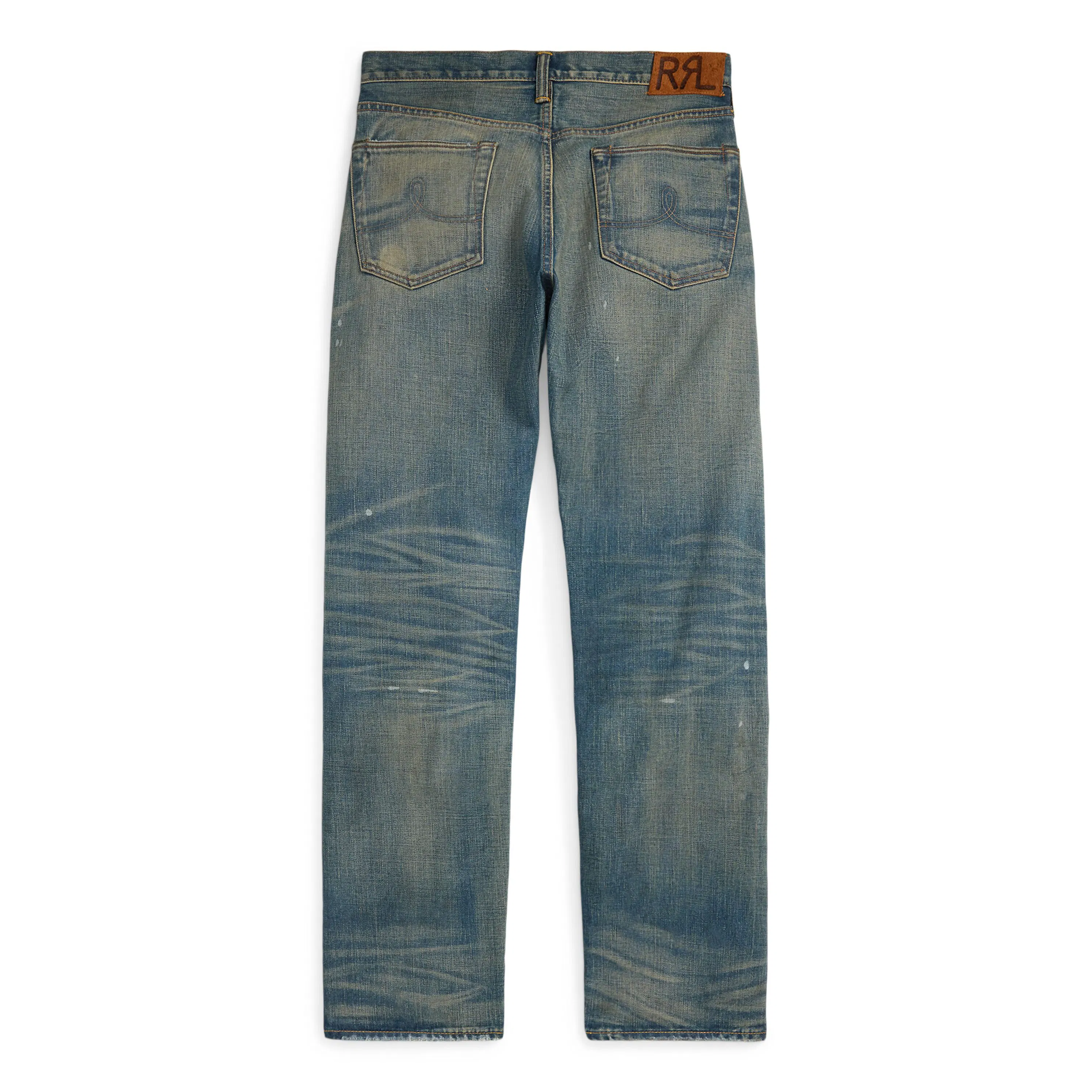 RRL Straight Fit Selvedge Denim Jeans - Milner Wash | Rigid