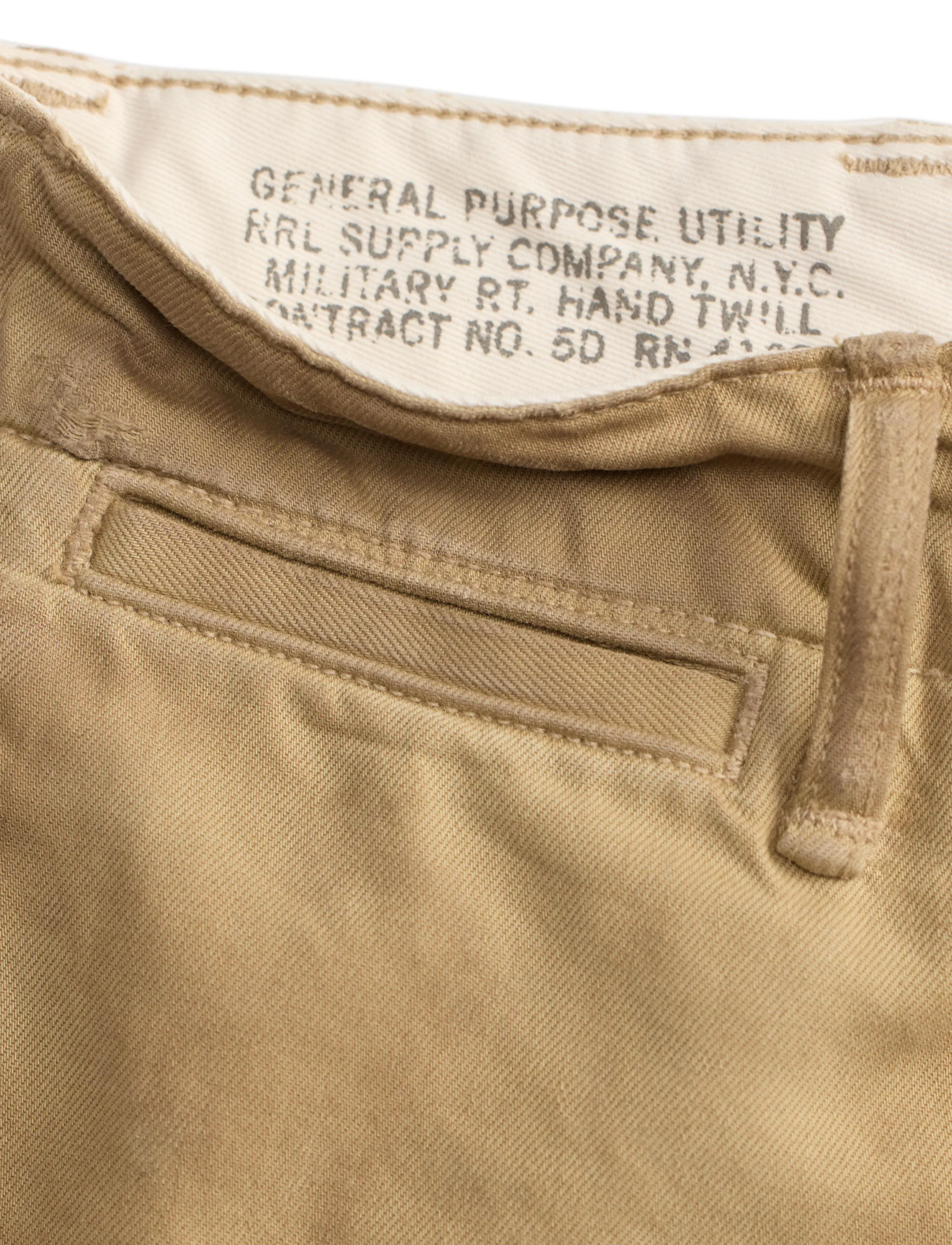 RRL Field Chino Pant - Military Khaki | Chino Pants | Huckberry