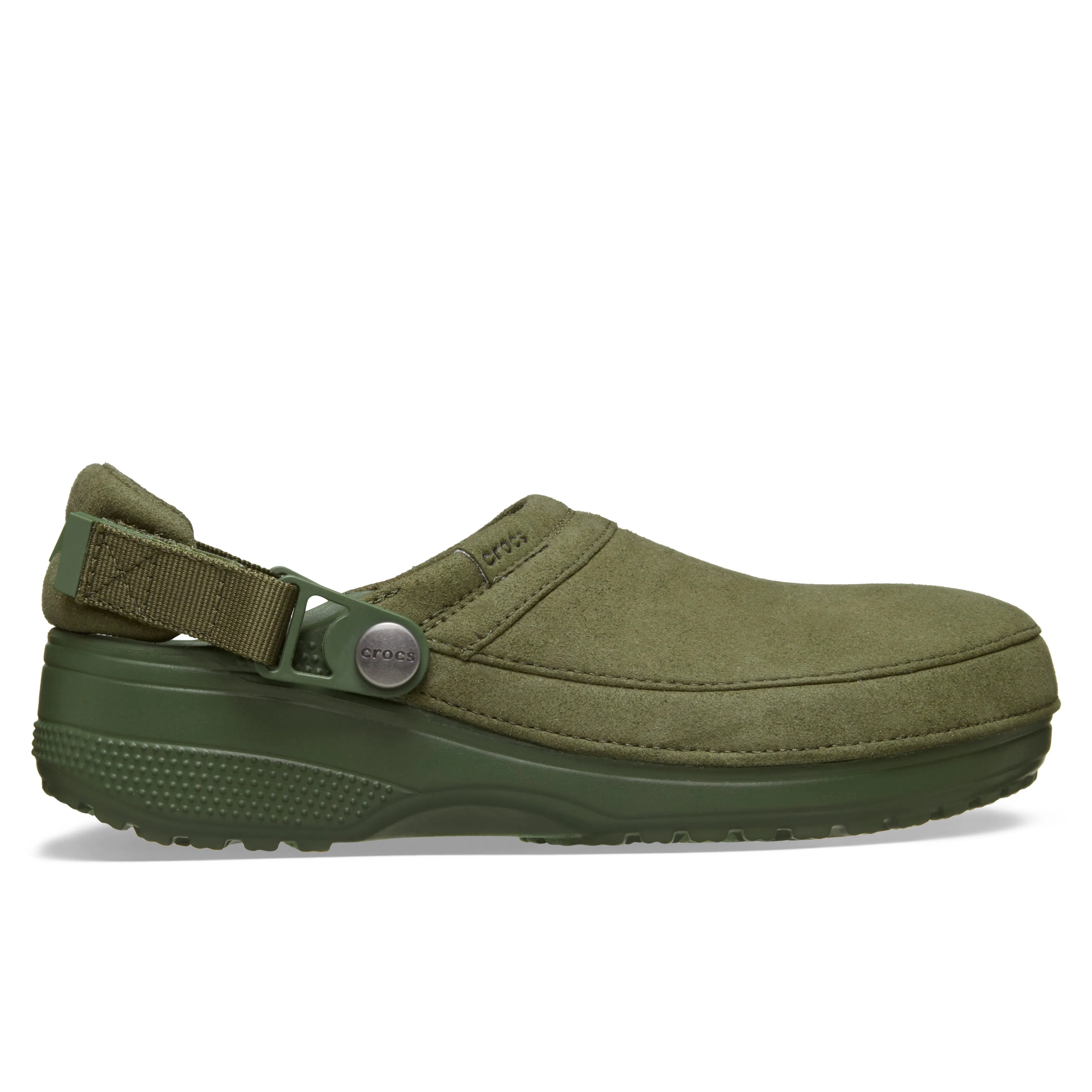 チョリ　グリーン Crocs Classic Crafted Vegan Suede Clog - Army Green | Mules