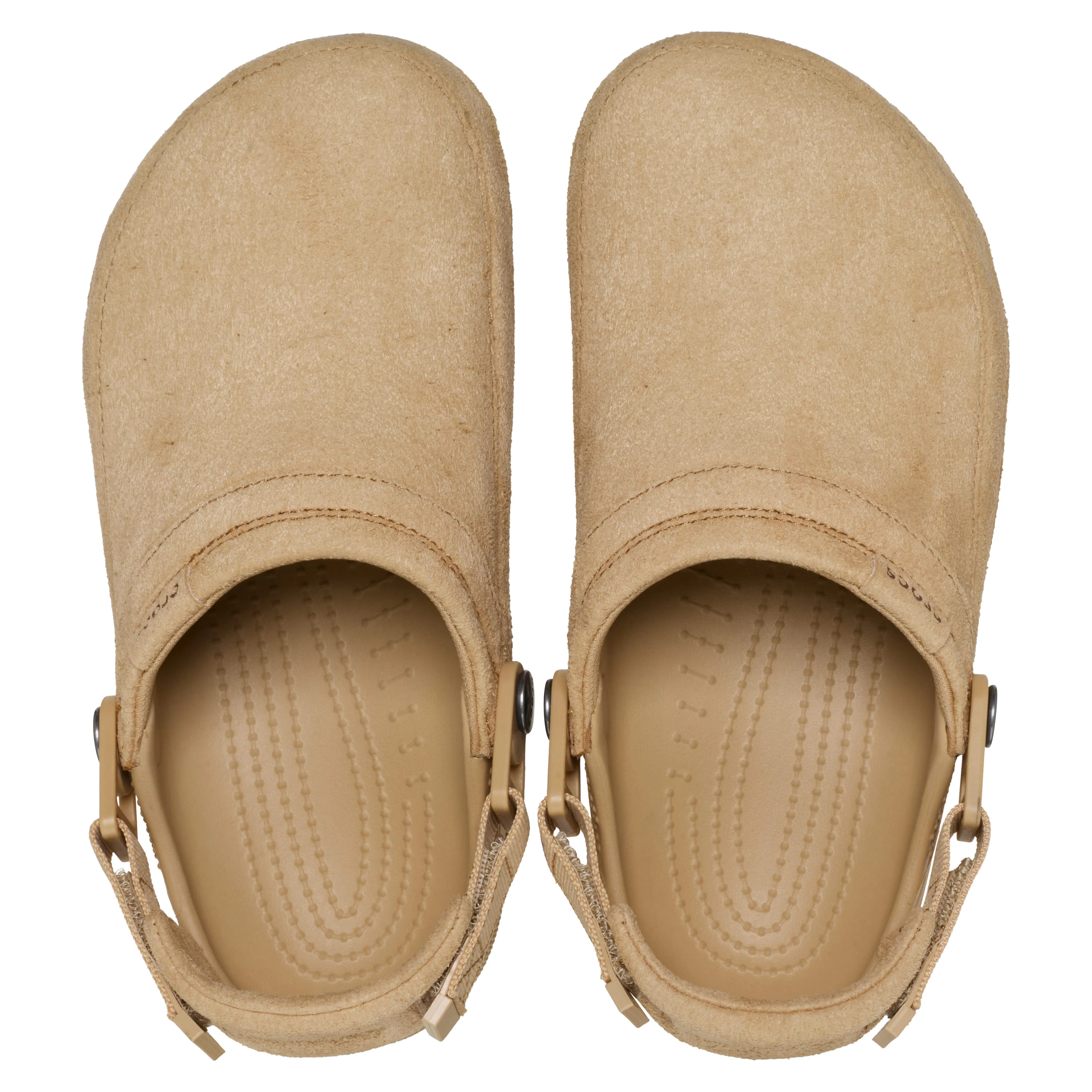 Crocs Classic Crafted Vegan Suede Clog - Cashew | Mules | Huckberry
