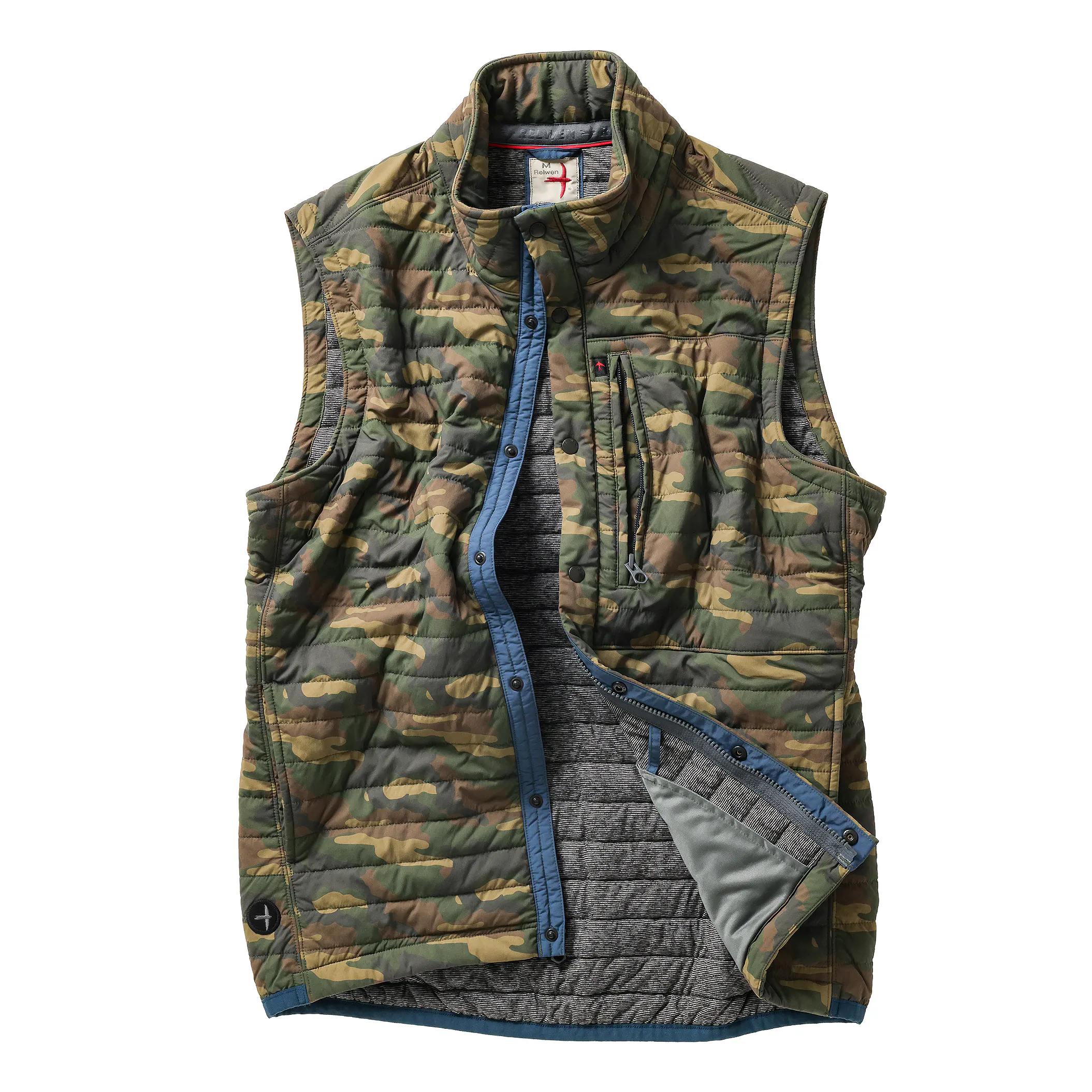 Relwen Windzip Vest - Exclusive Camo Fade | Vests | Huckberry