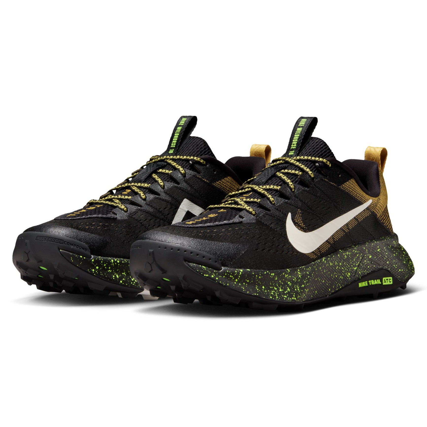 Nike Wildhorse 10 - Black/Phantom-Peat Moss-Volt Ice | Performance