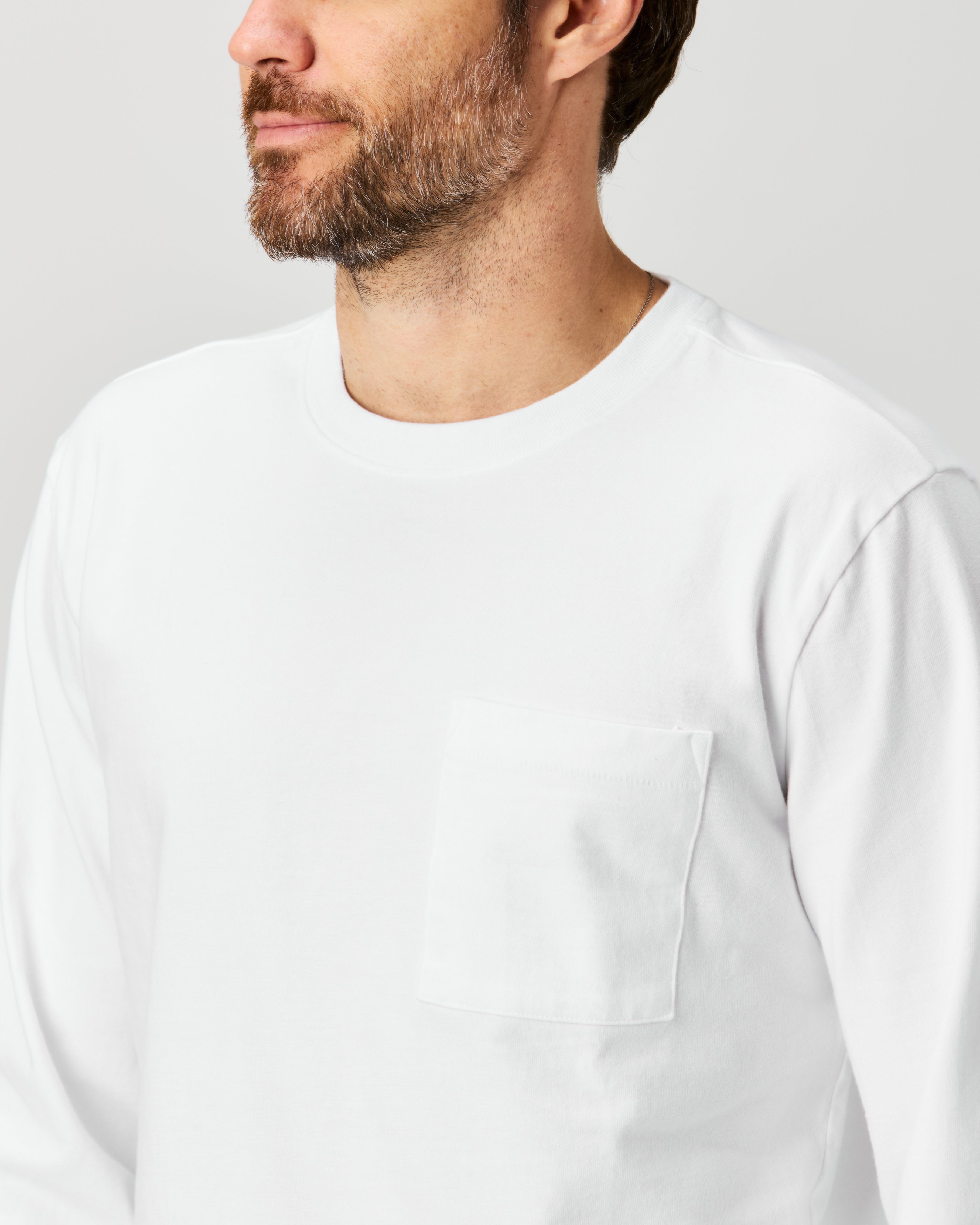 Flint and Tinder Long Sleeve American Heavyweight Pocket T-Shirt