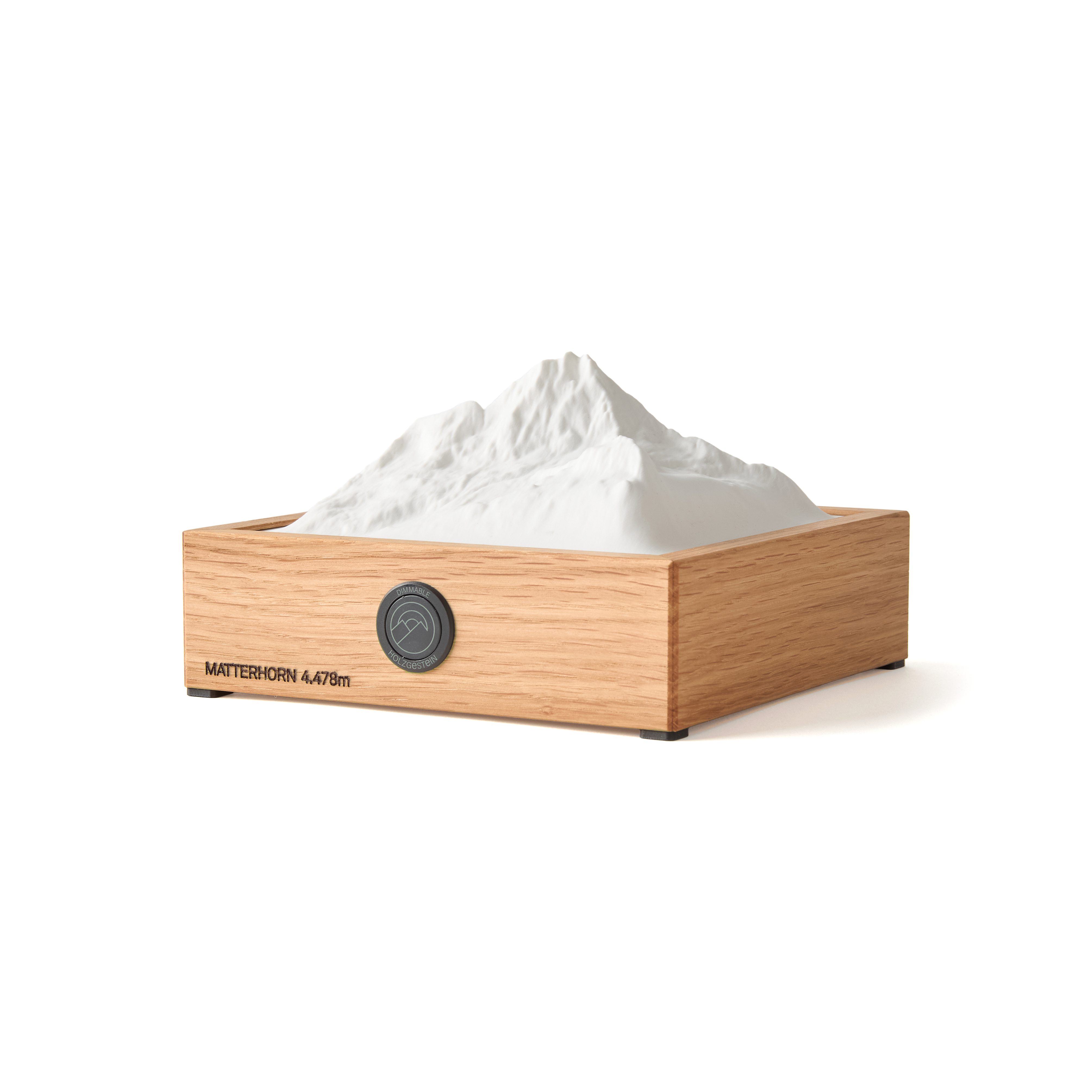 Holzgestein 3D-Printed Mountain Relief Lamp - Matterhorn