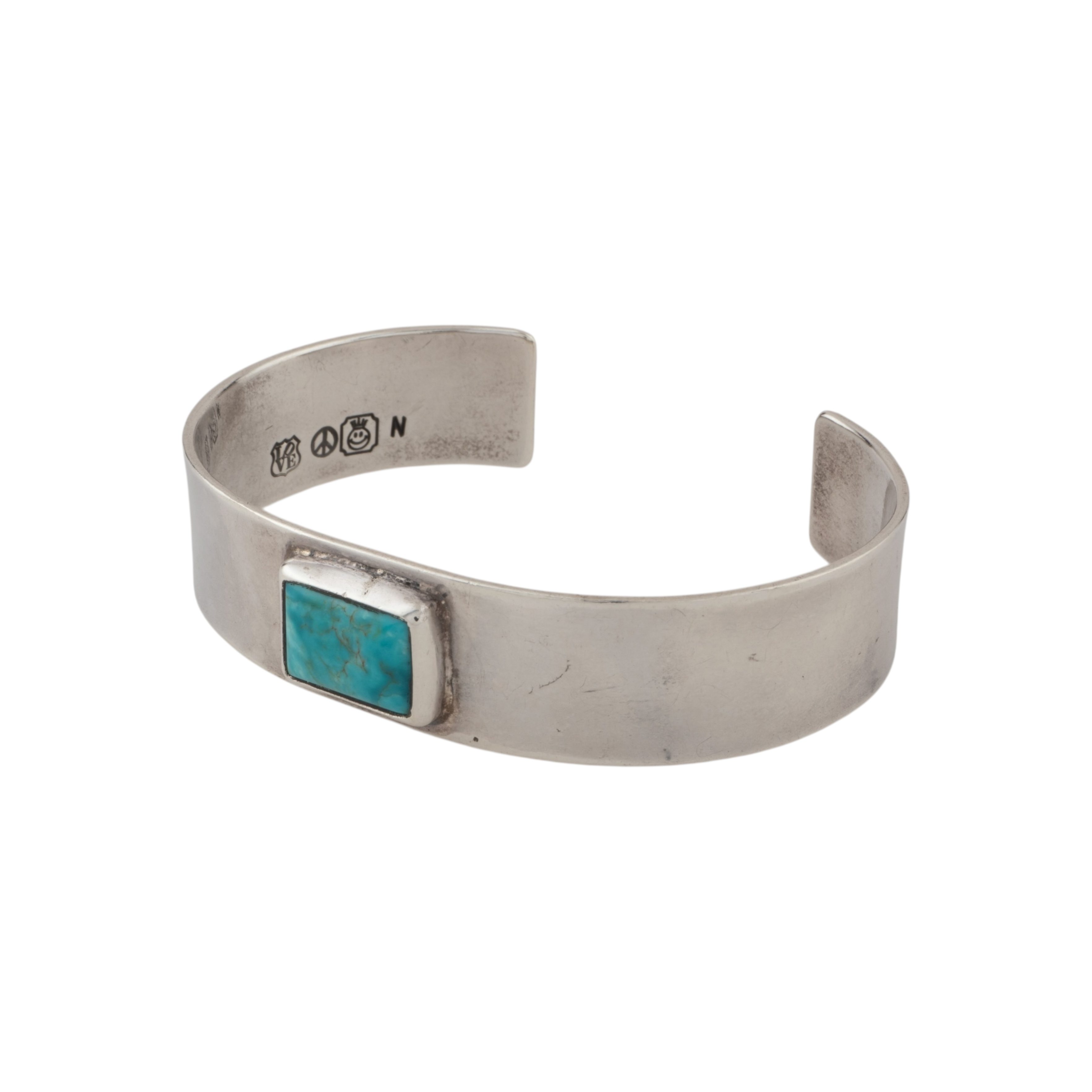 Northworks Turquoise Bangle - Silver | Bracelets | Huckberry