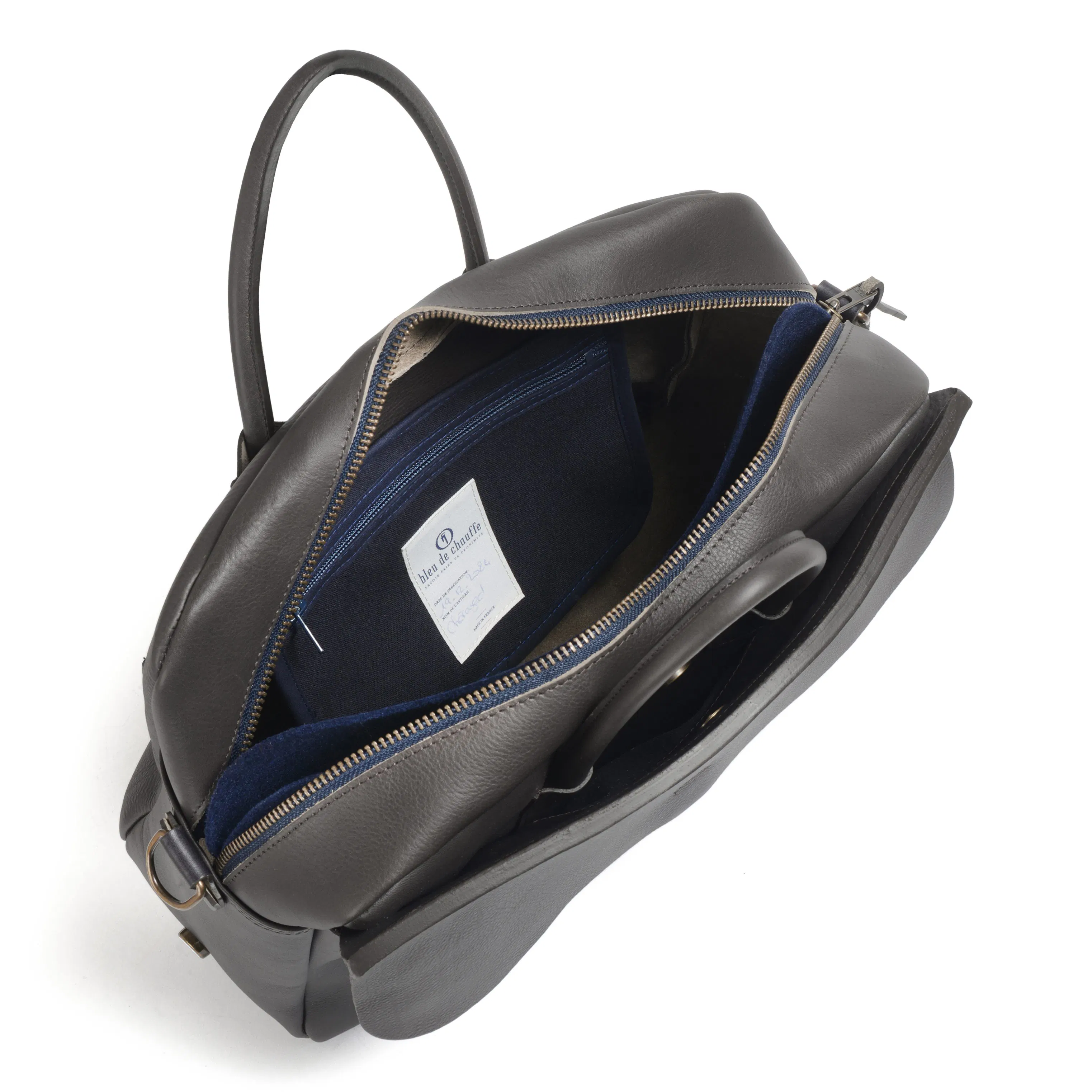 Bleu de Chauffe Zeppo Solo Business bag - Grey / E Pure
