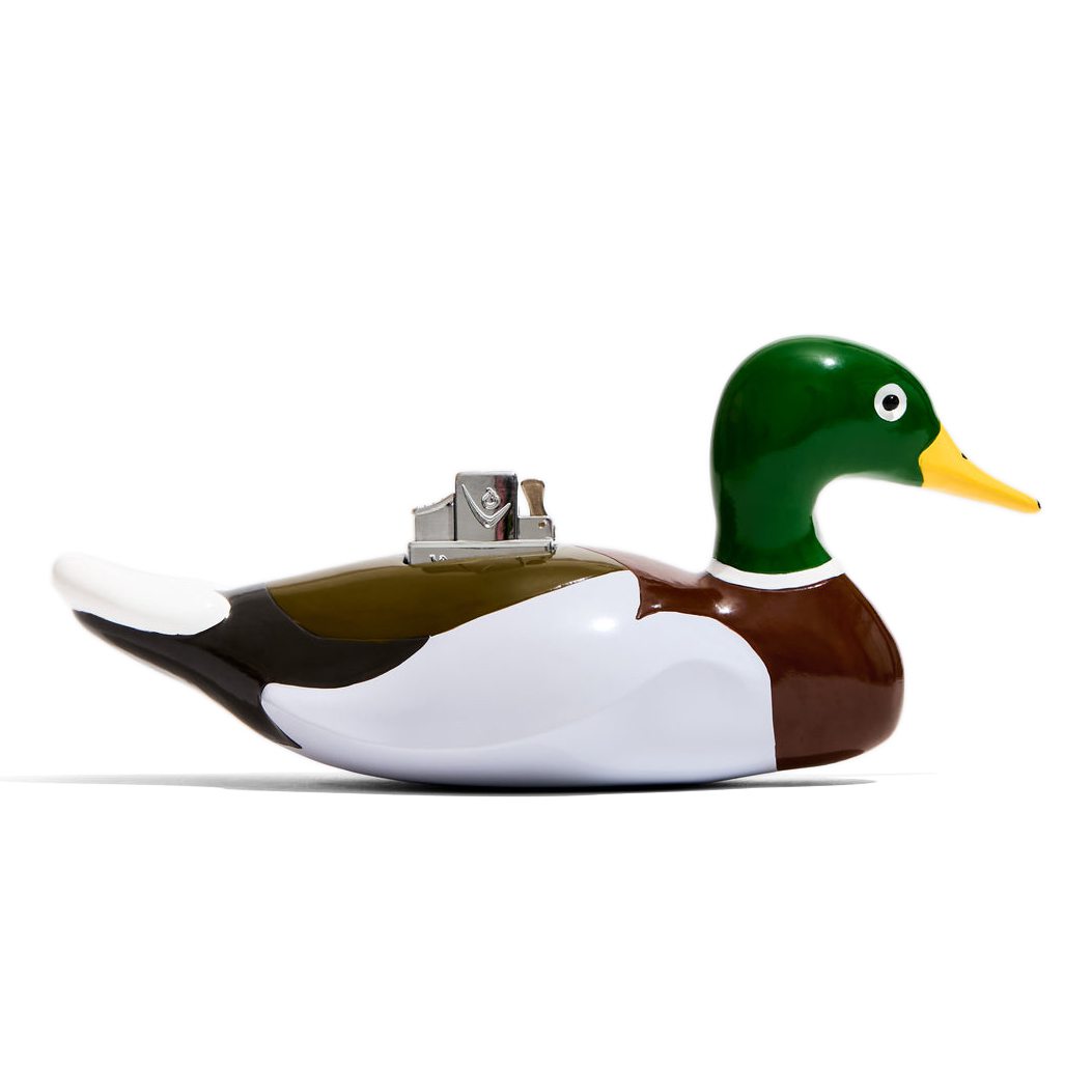 Edie Parker Mallard Duck Tabletop Lighter - Multi | Smoking