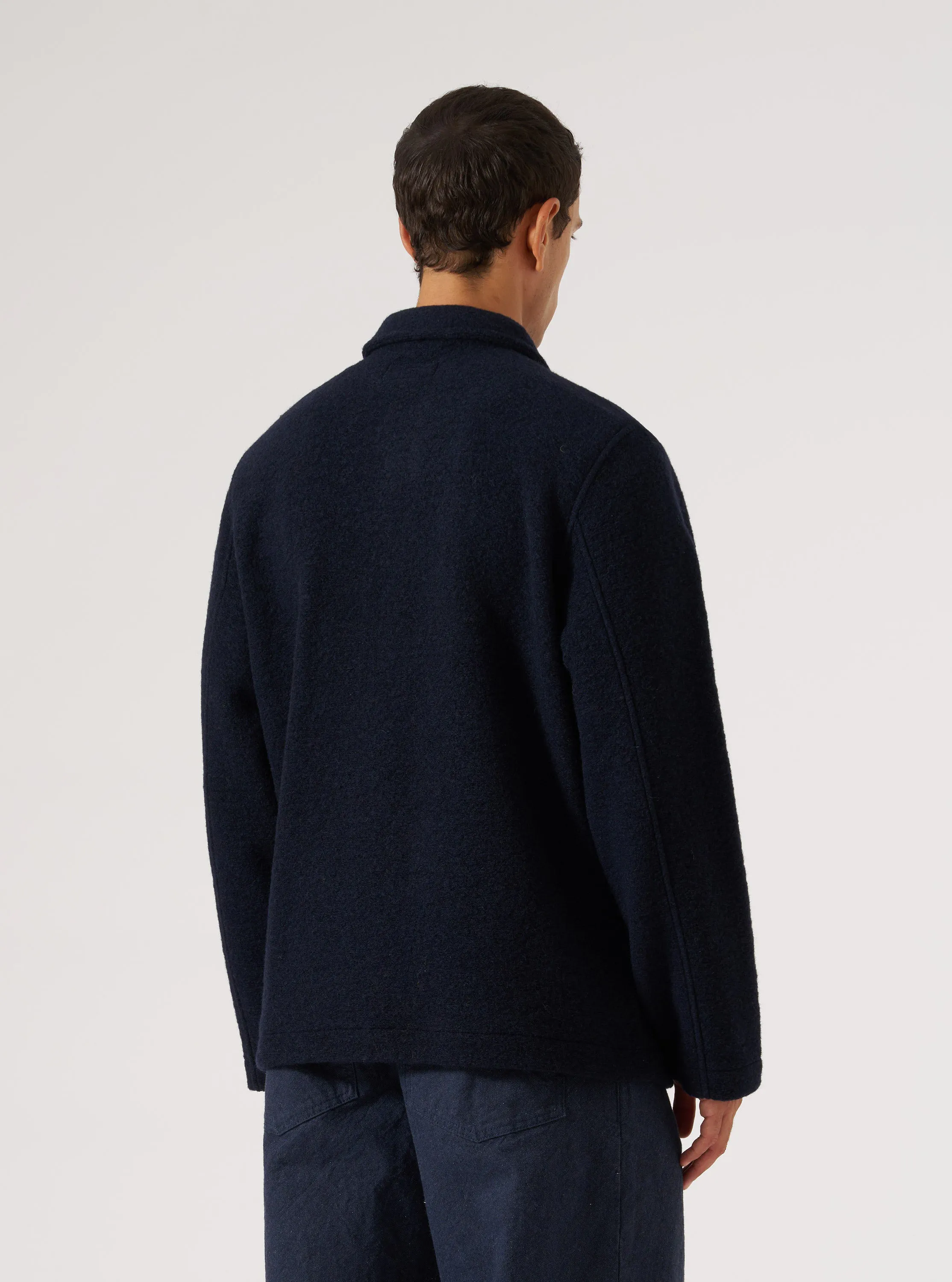 Universal Works Field Jacket II - Navy | Fleece Jackets | Huckberry