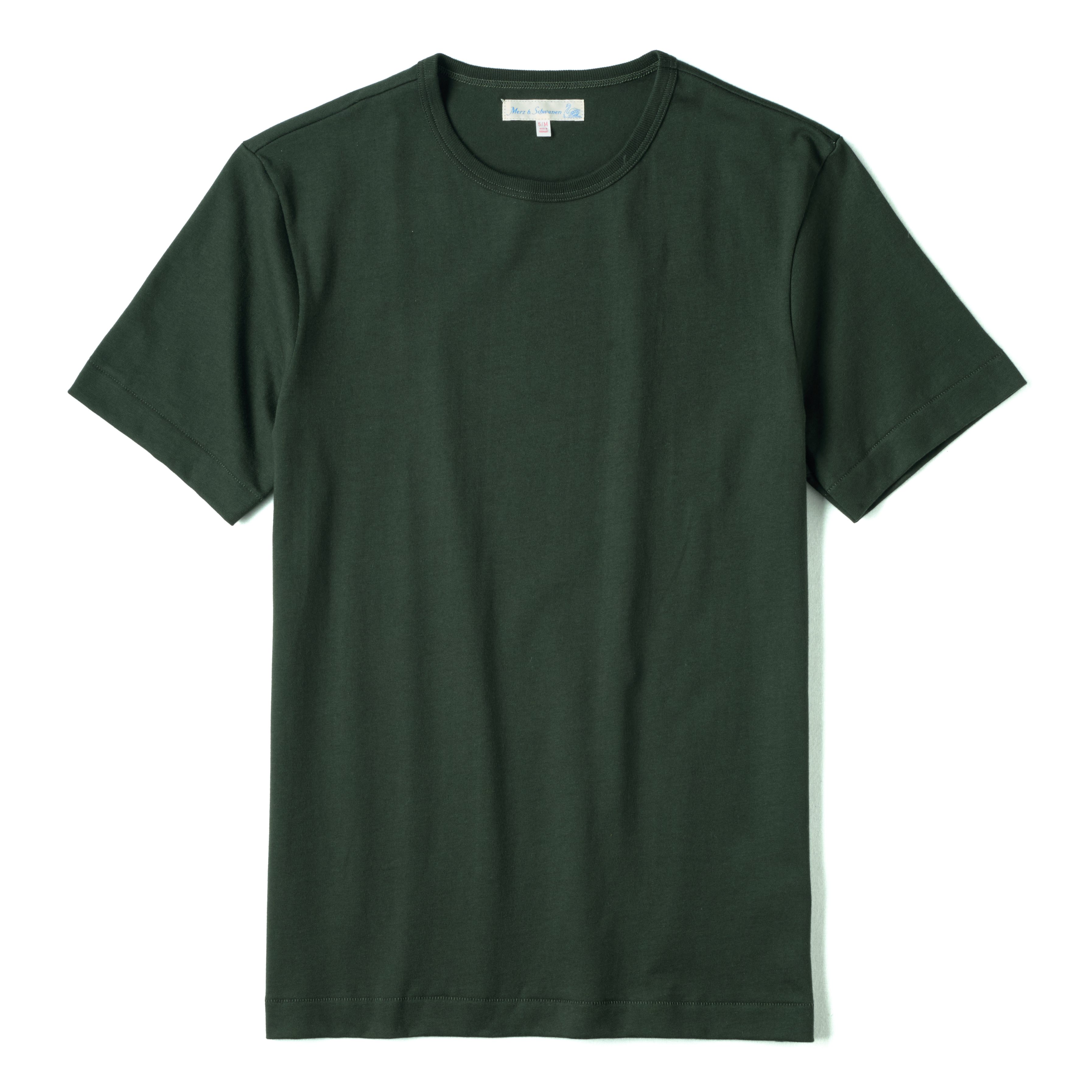 Merz b. Schwanen Vintage Machine Jersey T-Shirt-2m15 - Forest | T