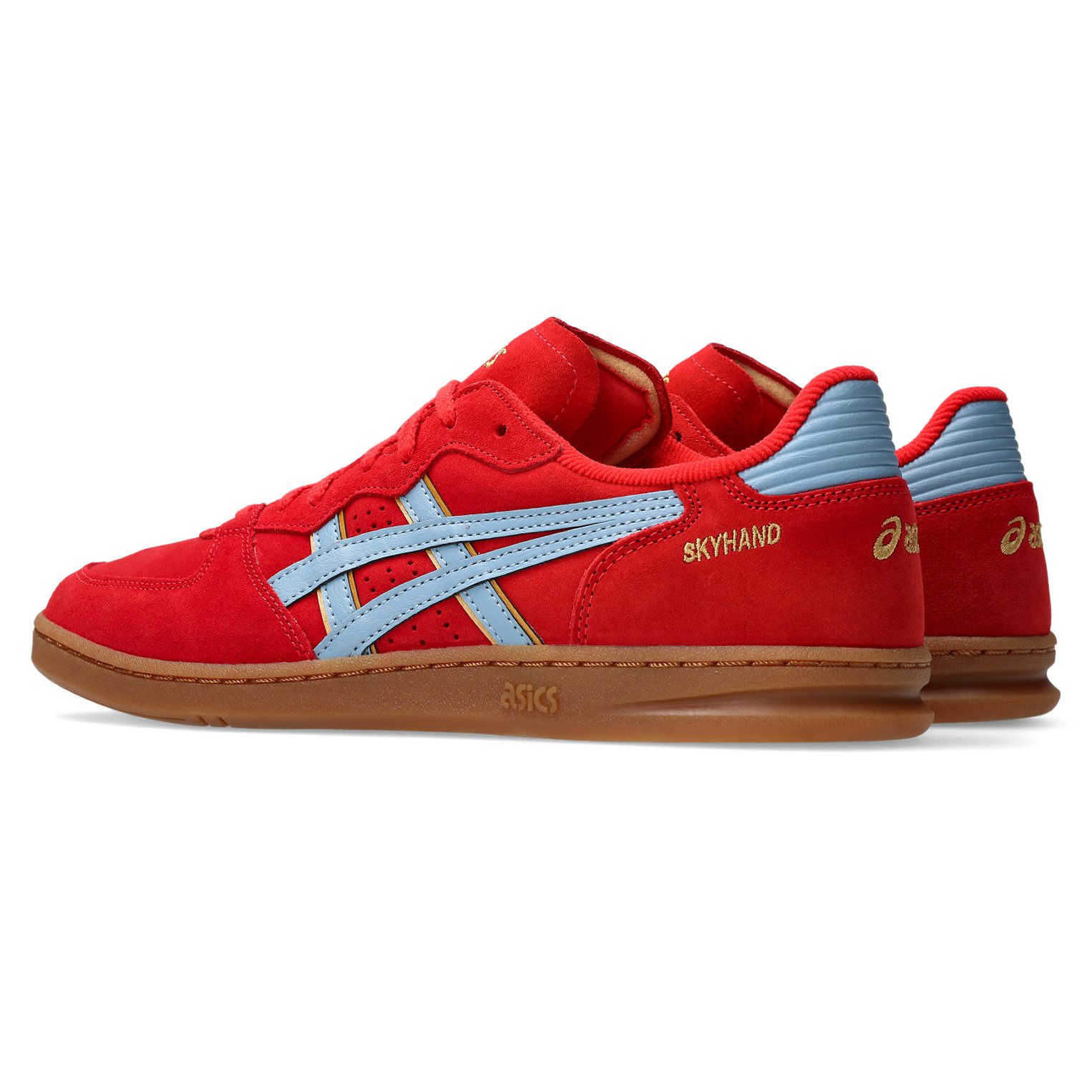Asics Skyhand OG Sneaker - Electric Red/Harbor Blue | Casual