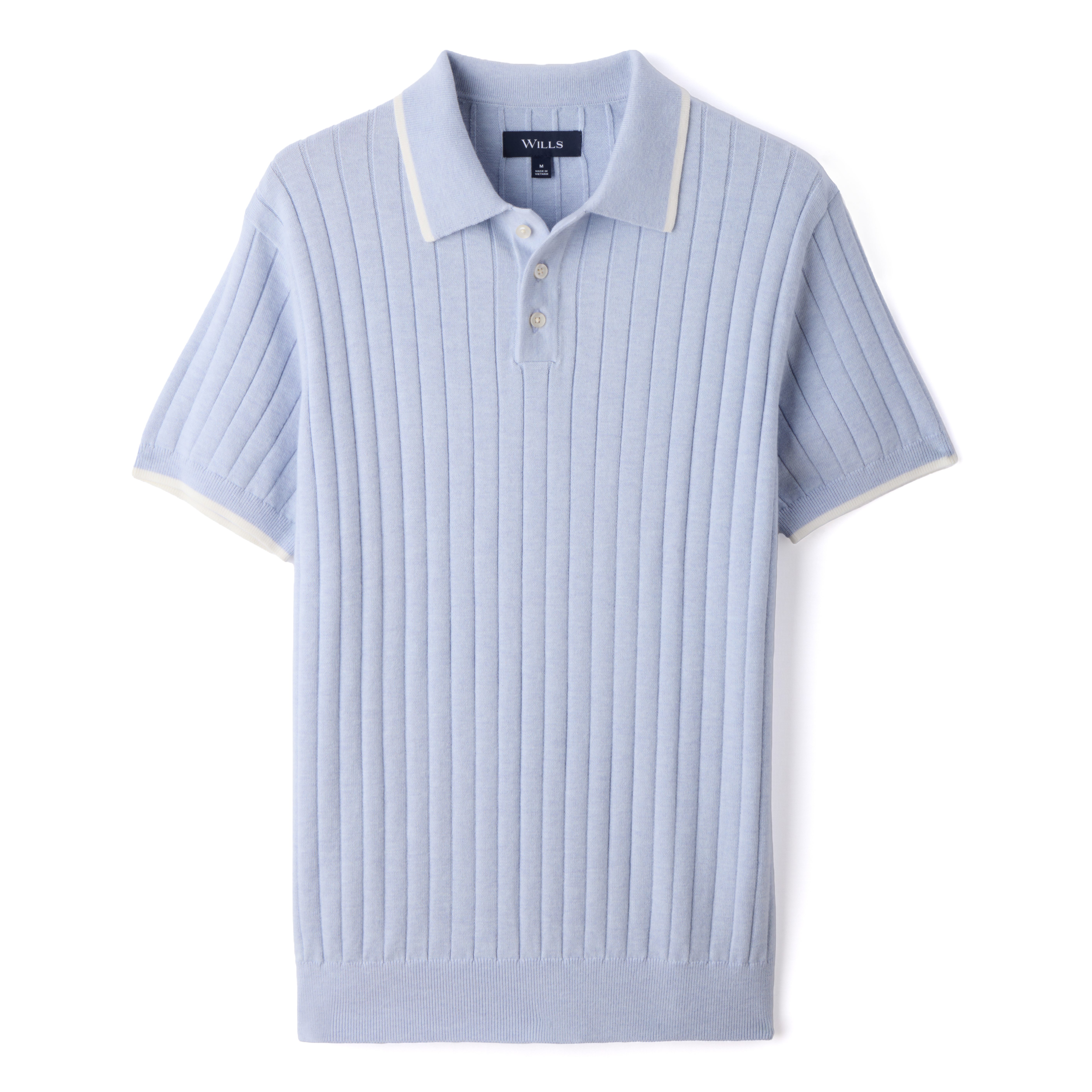 Wills Knit Polo - Cement | Polo Shirts | Huckberry