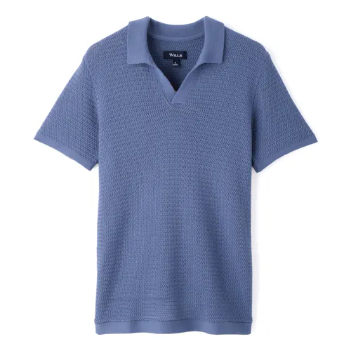 Crochet Johnny Collar Polo