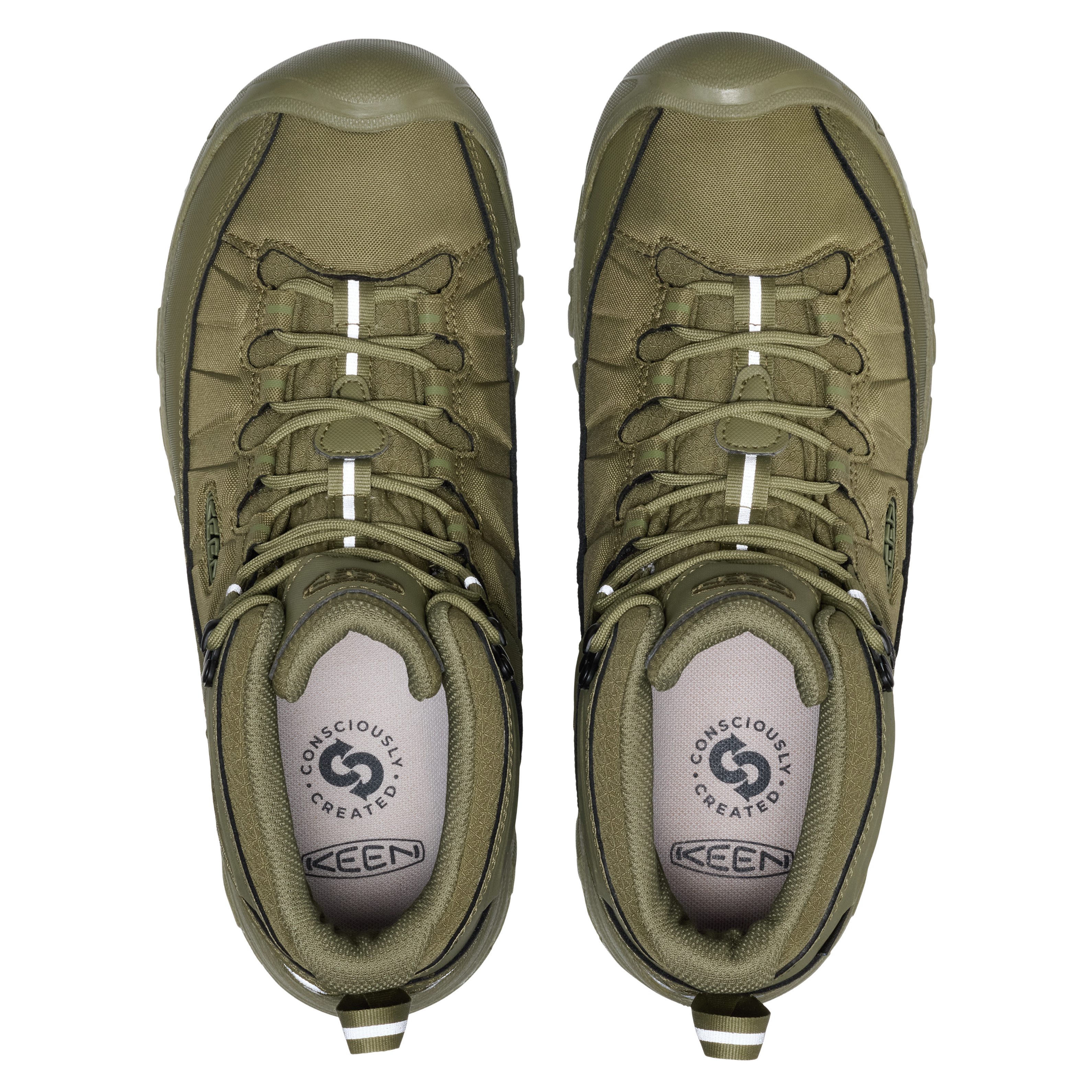 KEEN Targhee EXP Mid Waterproof Hiking Boot - Martini Olive