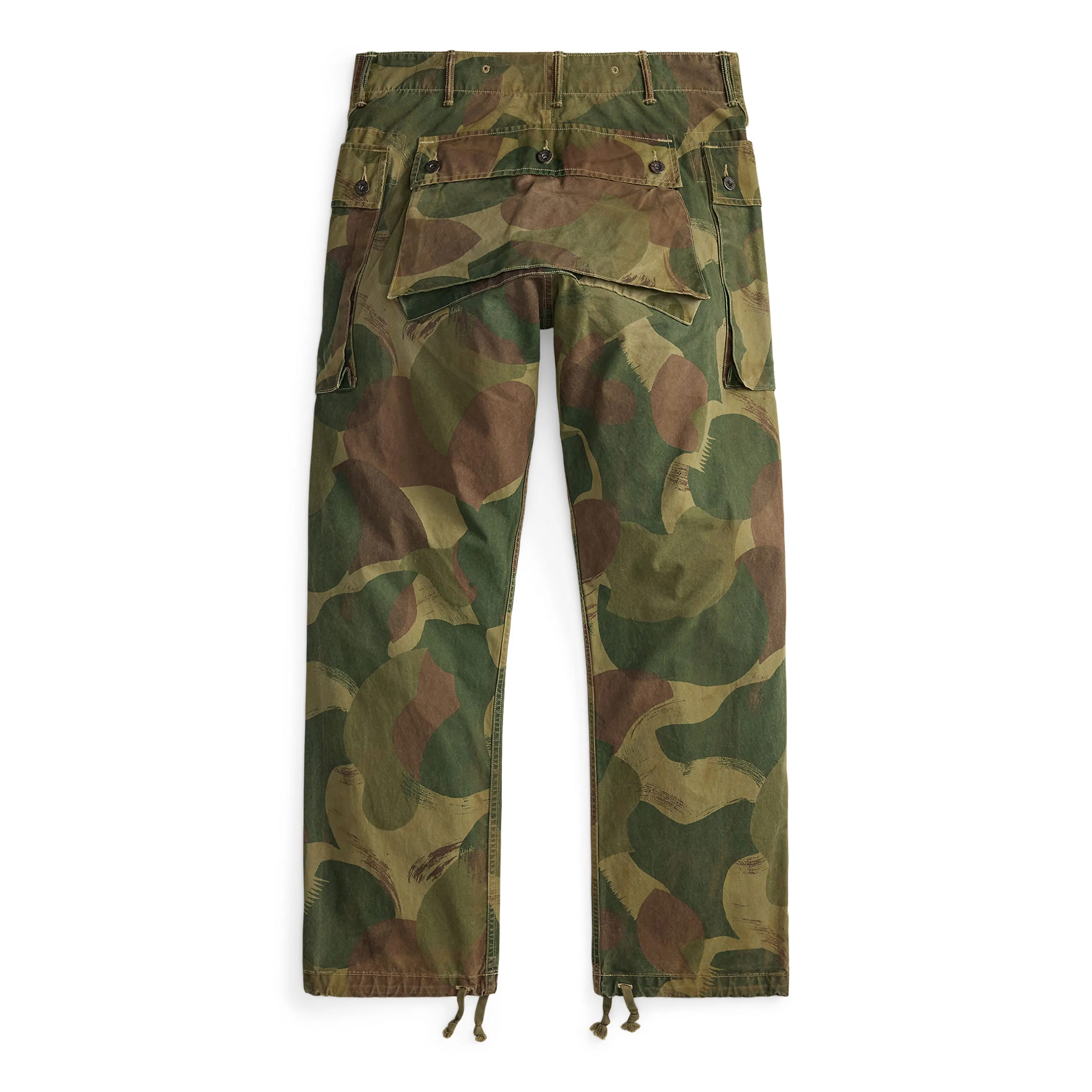 RRL Cotton Poplin Cargo Pant - Distressed Olive | Workwear Pants